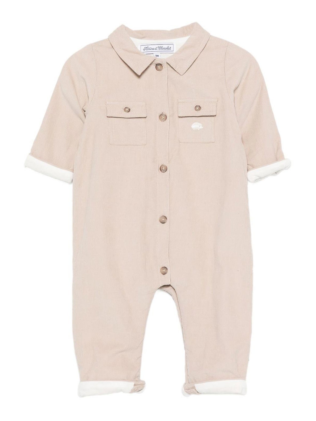 Onesie With Embroidery TZ320011724H (Tartine et Chocolat / ワンピース・ドレス・オールインワン ) | Tartine et Chocolat (タルティーヌ エ ショコラ)