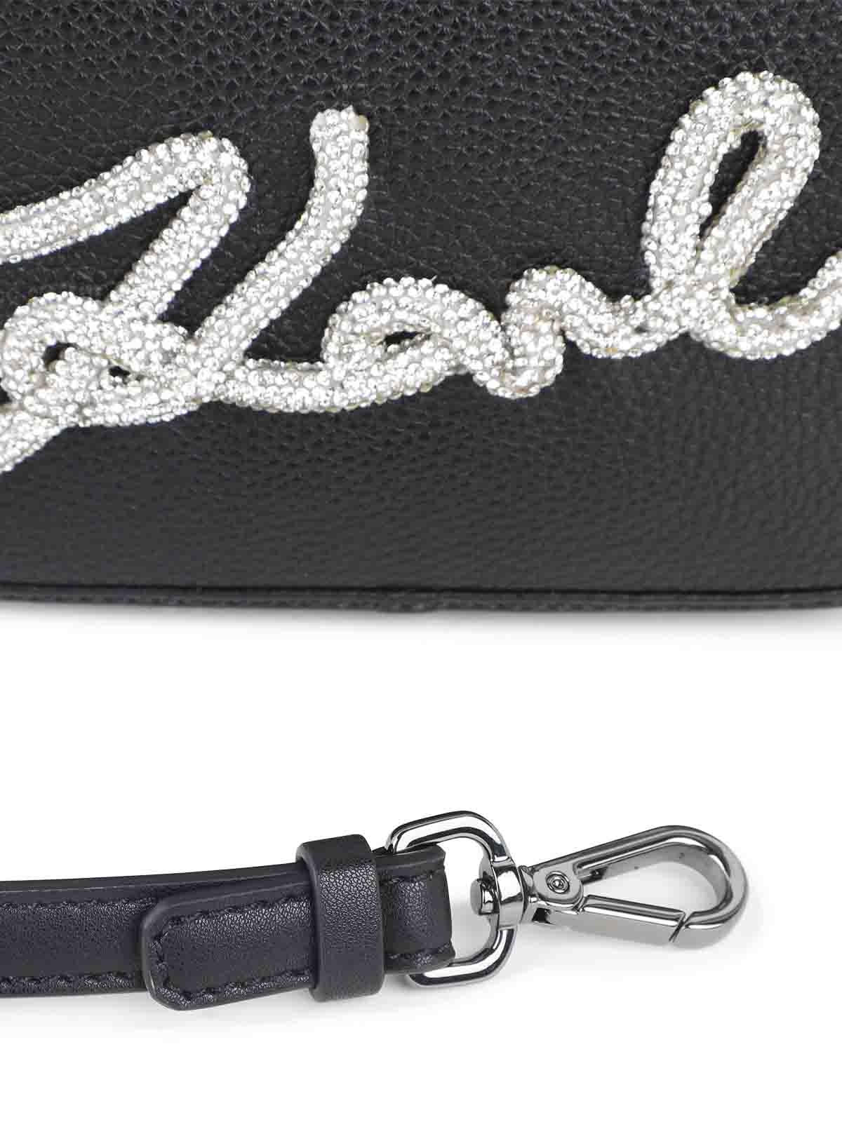 Bag With Applications Z3102209B (KARL LAGERFELD / ハンドバッグ・ショルダーバッグ ) | KARL LAGERFELD (カール・ラガーフェルド)(2)