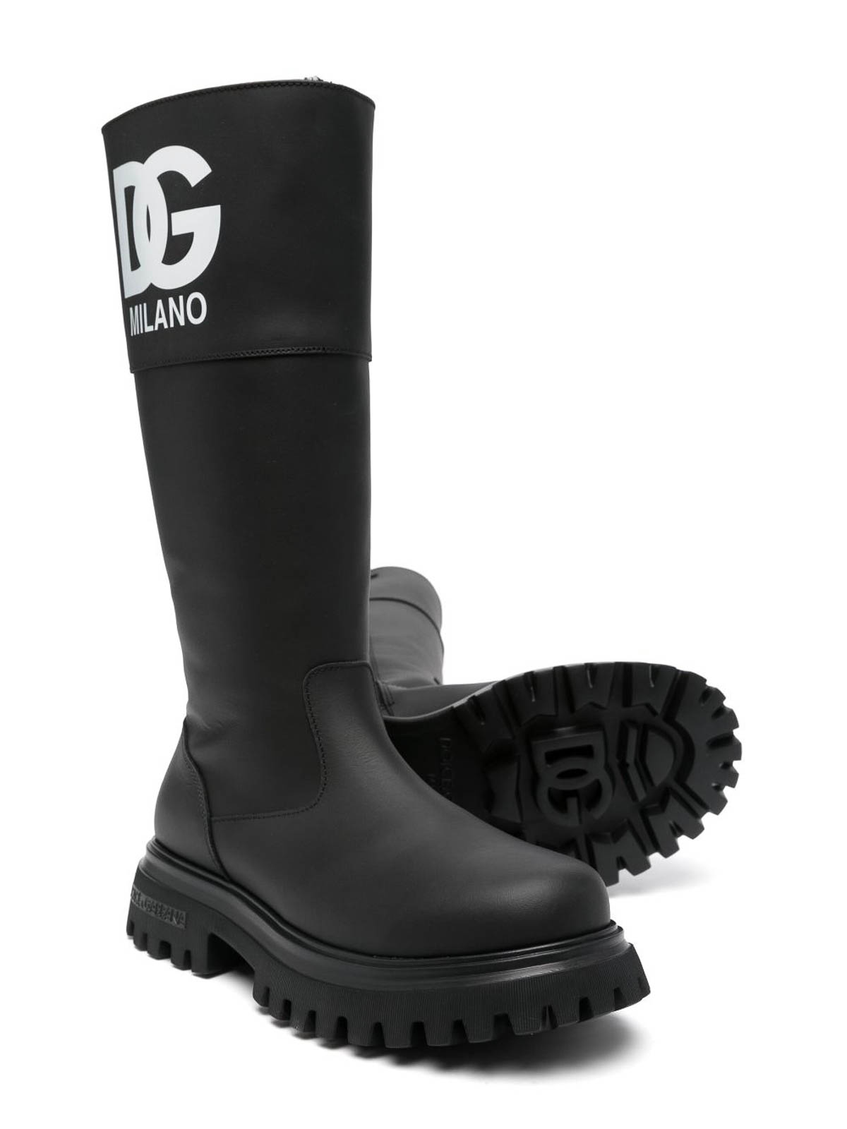 Boots With Logo Print D11299AJ95480999 (Dolce & Gabbana / ブーツ ) | Dolce & Gabbana (ドルチェガッバーナ)(1)