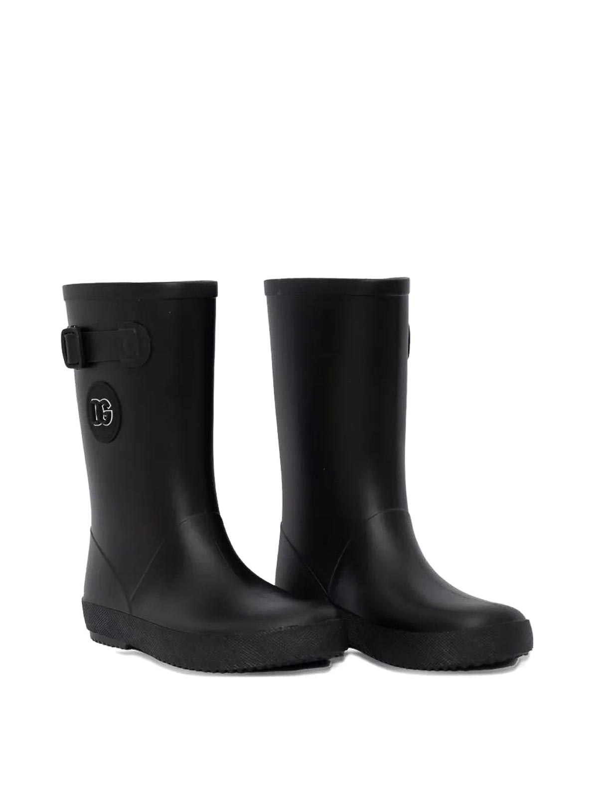 Rain Boot With Logo DD0323AA61580999 (Dolce & Gabbana / ブーツ ) | Dolce & Gabbana (ドルチェガッバーナ)