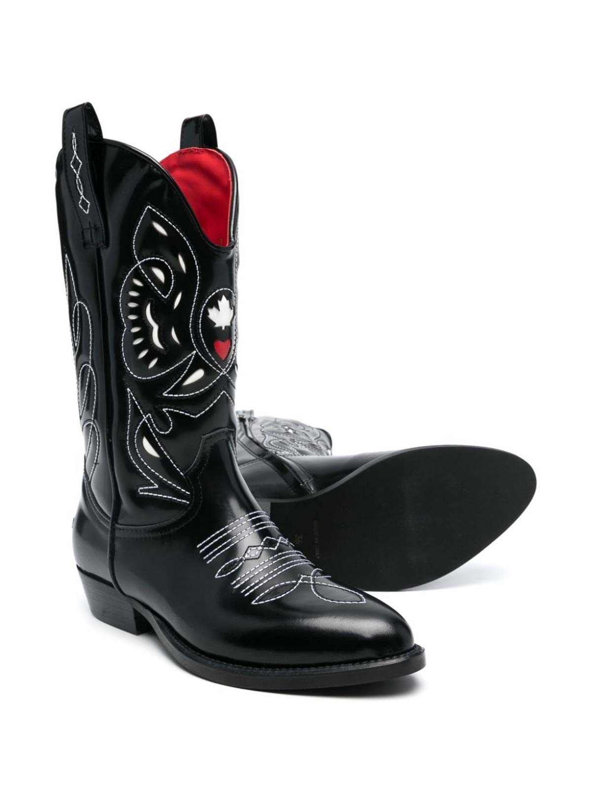 Leather Boots 793642 (Dsquared2 / ブーツ ) | Dsquared2 (ディースクエアード)(1)