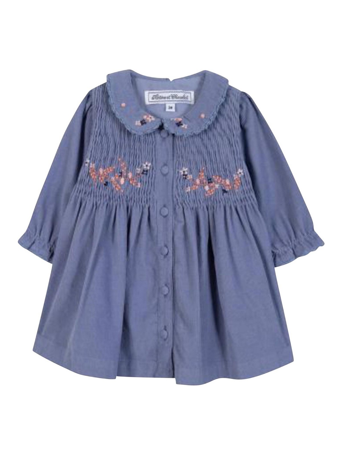 Dress With Embroidery CB3013140 (Tartine et Chocolat / ワンピース・ドレス・オールインワン ) | Tartine et Chocolat (タルティーヌ エ ショコラ)
