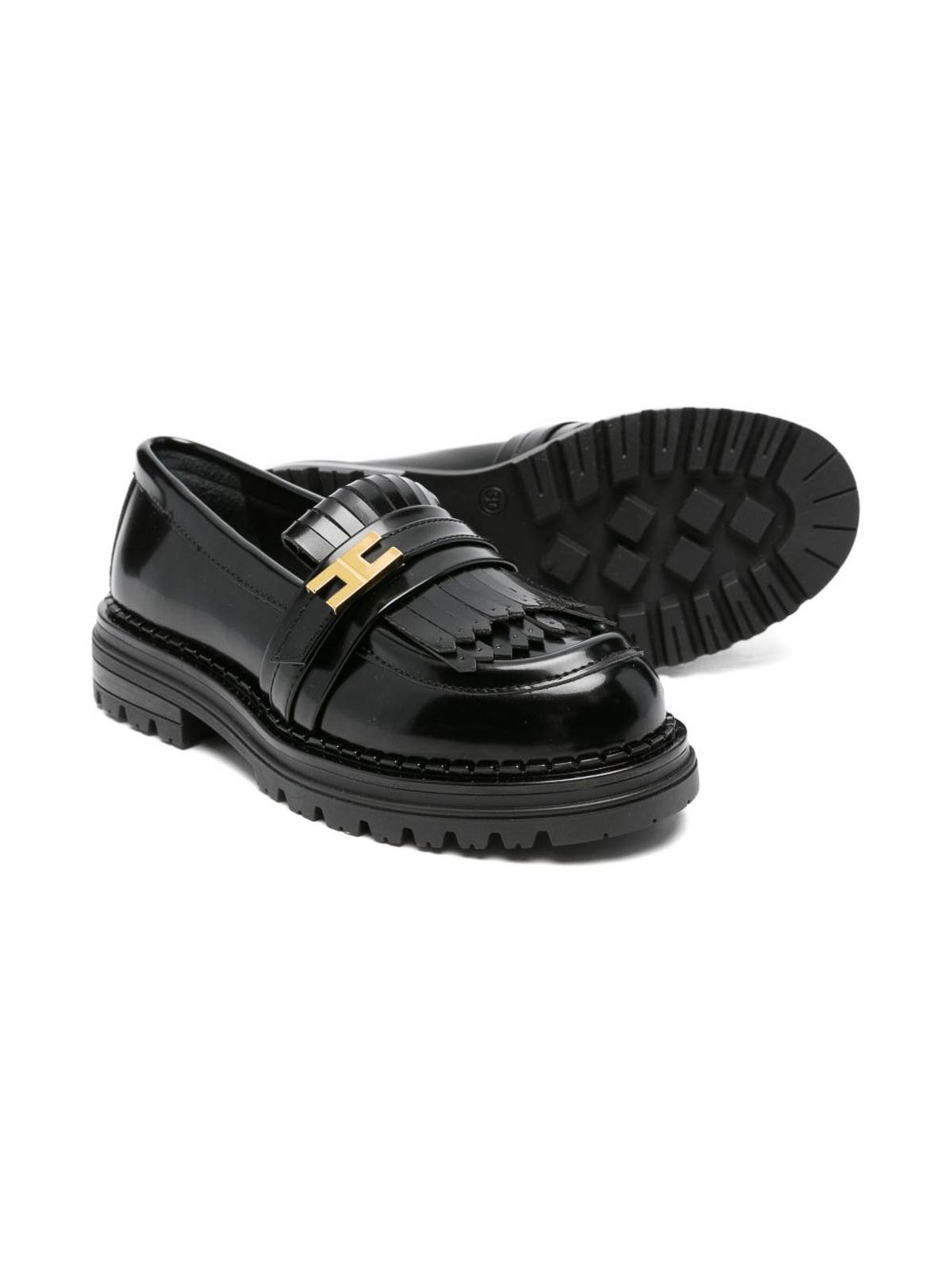 Moccasins With Logo F4A4E03981259930 (Elisabetta Franchi / ローファー ) | Elisabetta Franchi (エリザベッタ フランキ)(1)