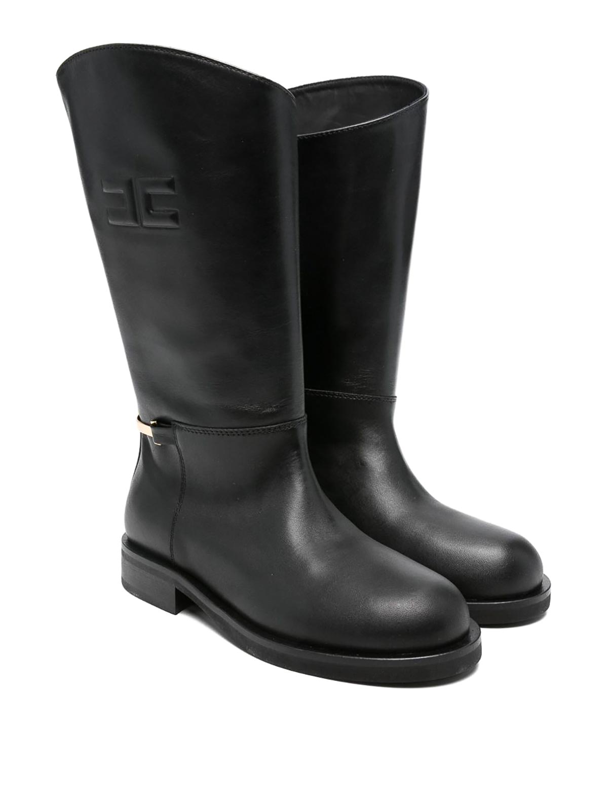 Boot With Logo F4A6E04491251930 (Elisabetta Franchi / ブーツ ) | Elisabetta Franchi (エリザベッタ フランキ)