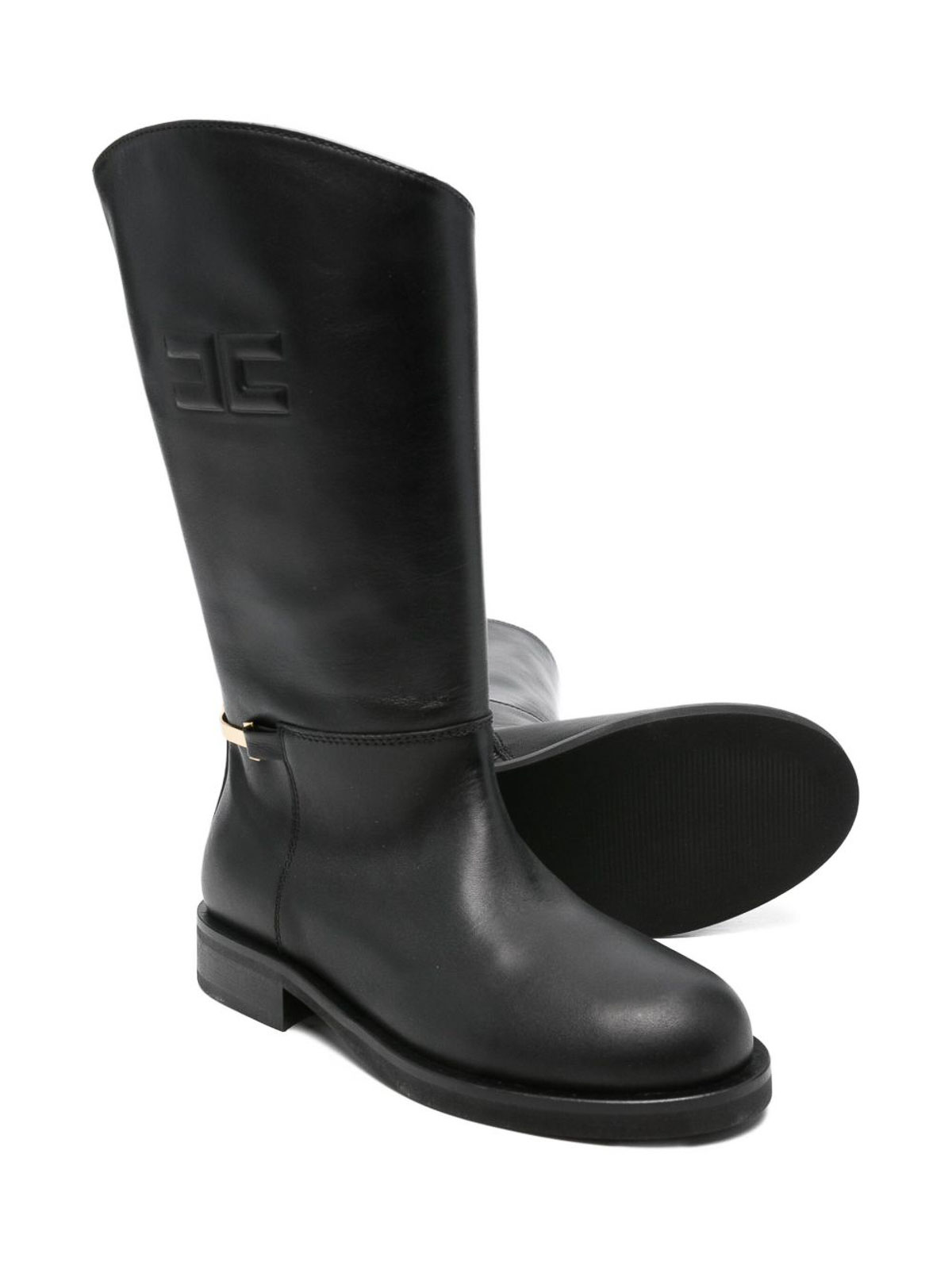 Boot With Logo F4A6E04491251930 (Elisabetta Franchi / ブーツ ) | Elisabetta Franchi (エリザベッタ フランキ)(1)
