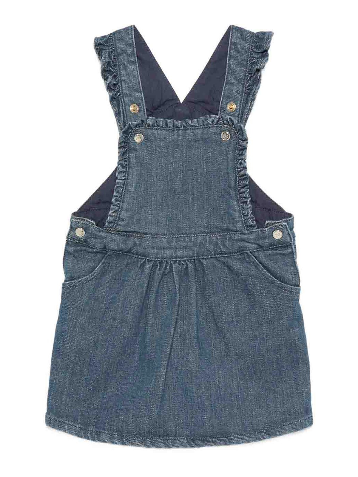 Denim Dress TZ302014824H (Tartine et Chocolat / ワンピース・ドレス・オールインワン ) | Tartine et Chocolat (タルティーヌ エ ショコラ)
