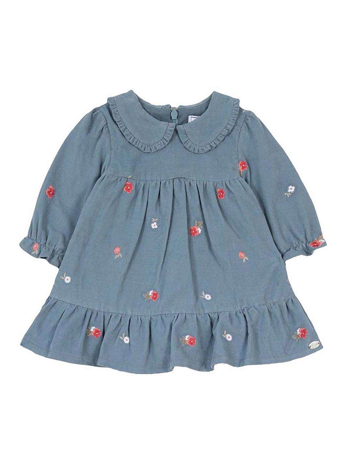 Dress With Flower Embroidery TZ302214524H (Tartine et Chocolat / ワンピース・ドレス・オールインワン ) | Tartine et Chocolat (タルティーヌ エ ショコラ)