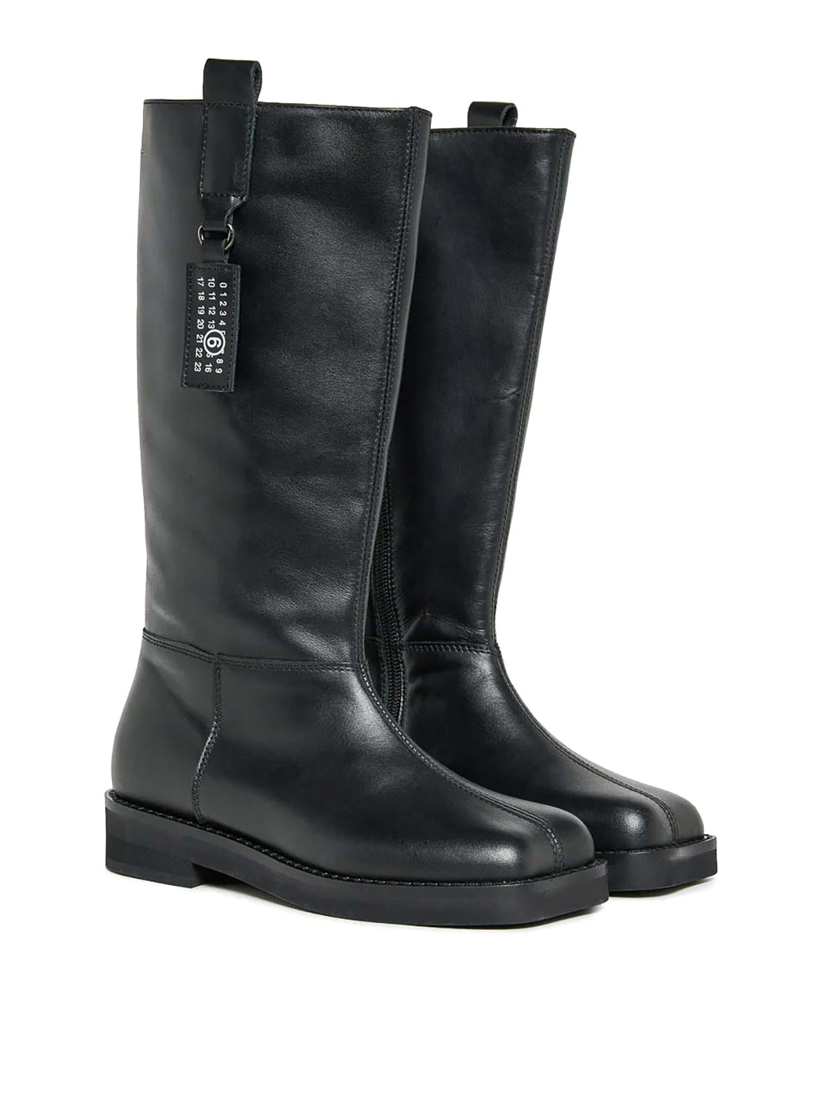 Boots With Logo 810221 (MM6 Maison Margiela / ブーツ ) | MM6 Maison Margiela (エムエムシックス)