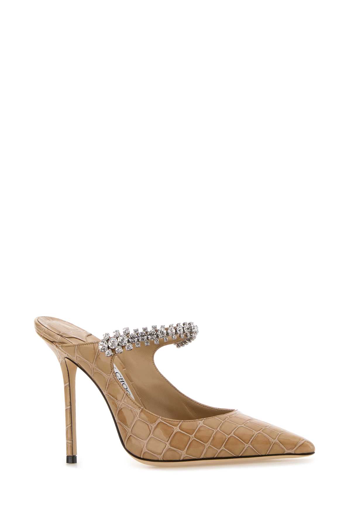 Beige leather Bing 100 mules BING100CBHCHAI (JIMMY CHOO / サンダル ) | JIMMY CHOO (ジミー チュウ)(1)