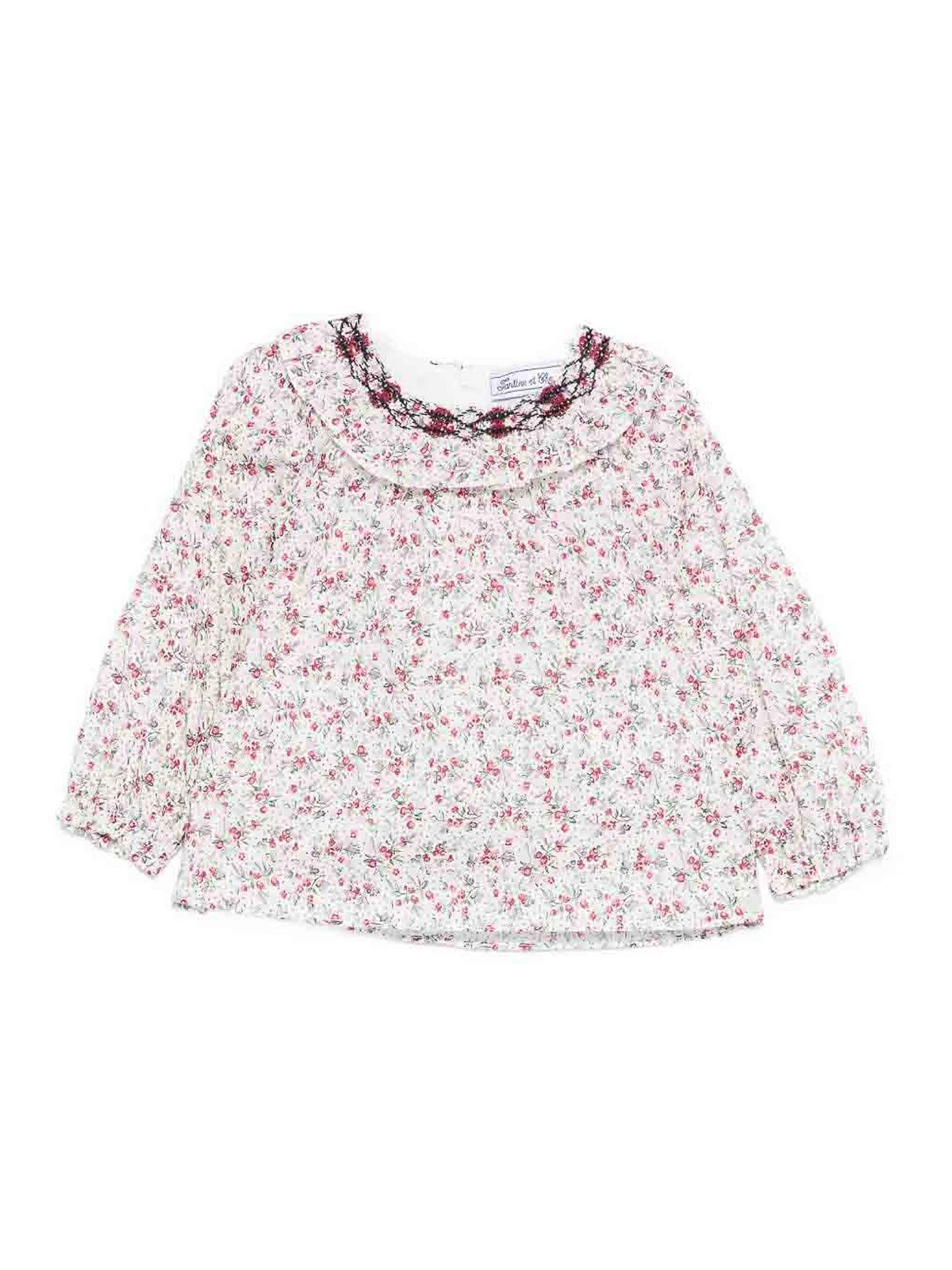 Shirt With Print CB1209113NACRE (Tartine et Chocolat / シャツ・ブラウス ) | Tartine et Chocolat (タルティーヌ エ ショコラ)(1)