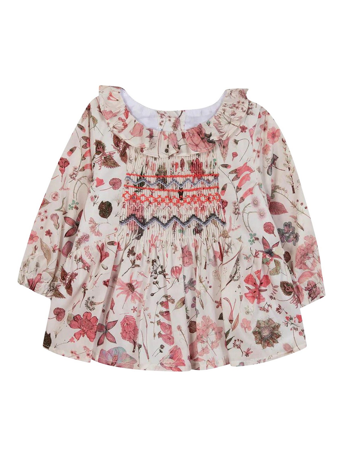 Shirt With Print CB1210113NACRE (Tartine et Chocolat / シャツ・ブラウス ) | Tartine et Chocolat (タルティーヌ エ ショコラ)