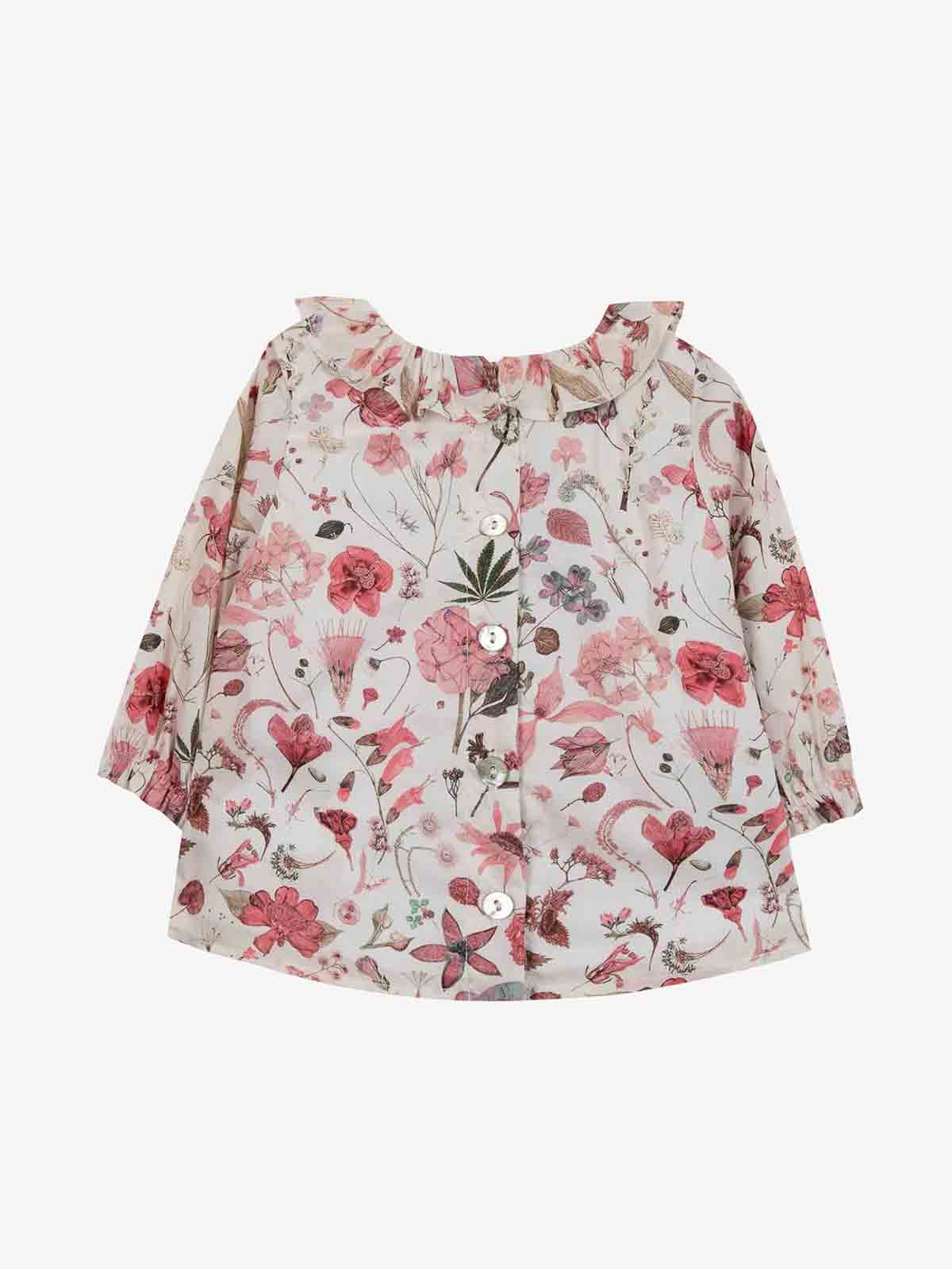 Shirt With Print CB1210113NACRE (Tartine et Chocolat / シャツ・ブラウス ) | Tartine et Chocolat (タルティーヌ エ ショコラ)(1)