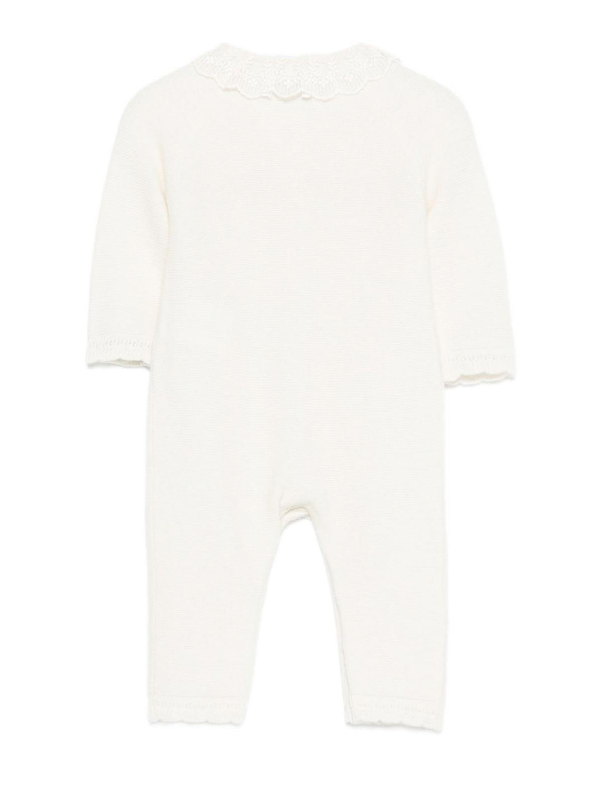 Playsuit With Lace CB3206013NACRE (Tartine et Chocolat / ワンピース・ドレス・オールインワン ) | Tartine et Chocolat (タルティーヌ エ ショコラ)(1)