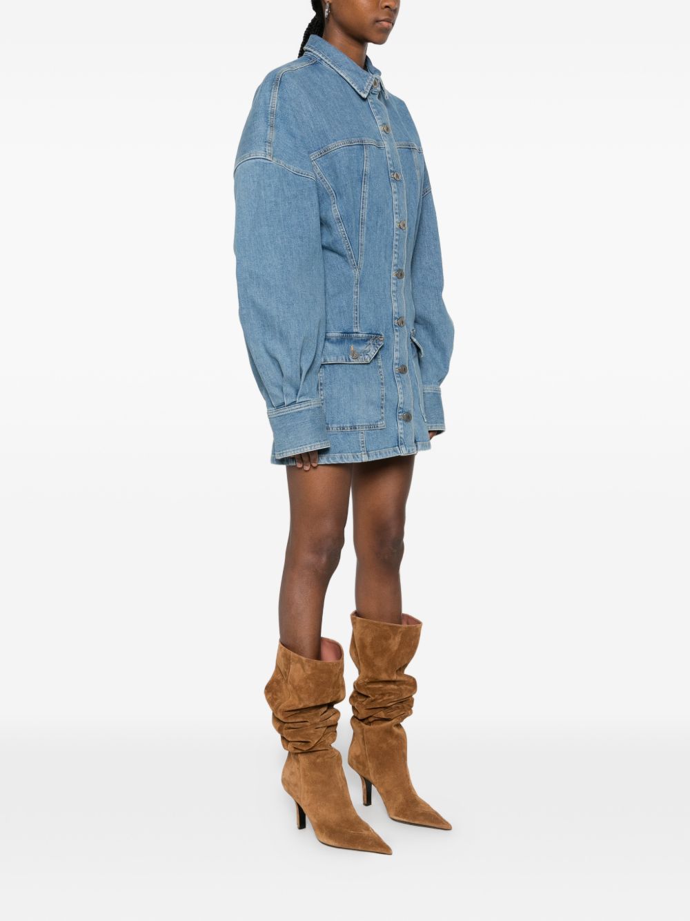 The Attico Dresses Blue 260WCA00482DDS001AA024 (THE ATTICO / ワンピース・ドレス・オールインワン ) | THE ATTICO (ジ・アティコ)(1)