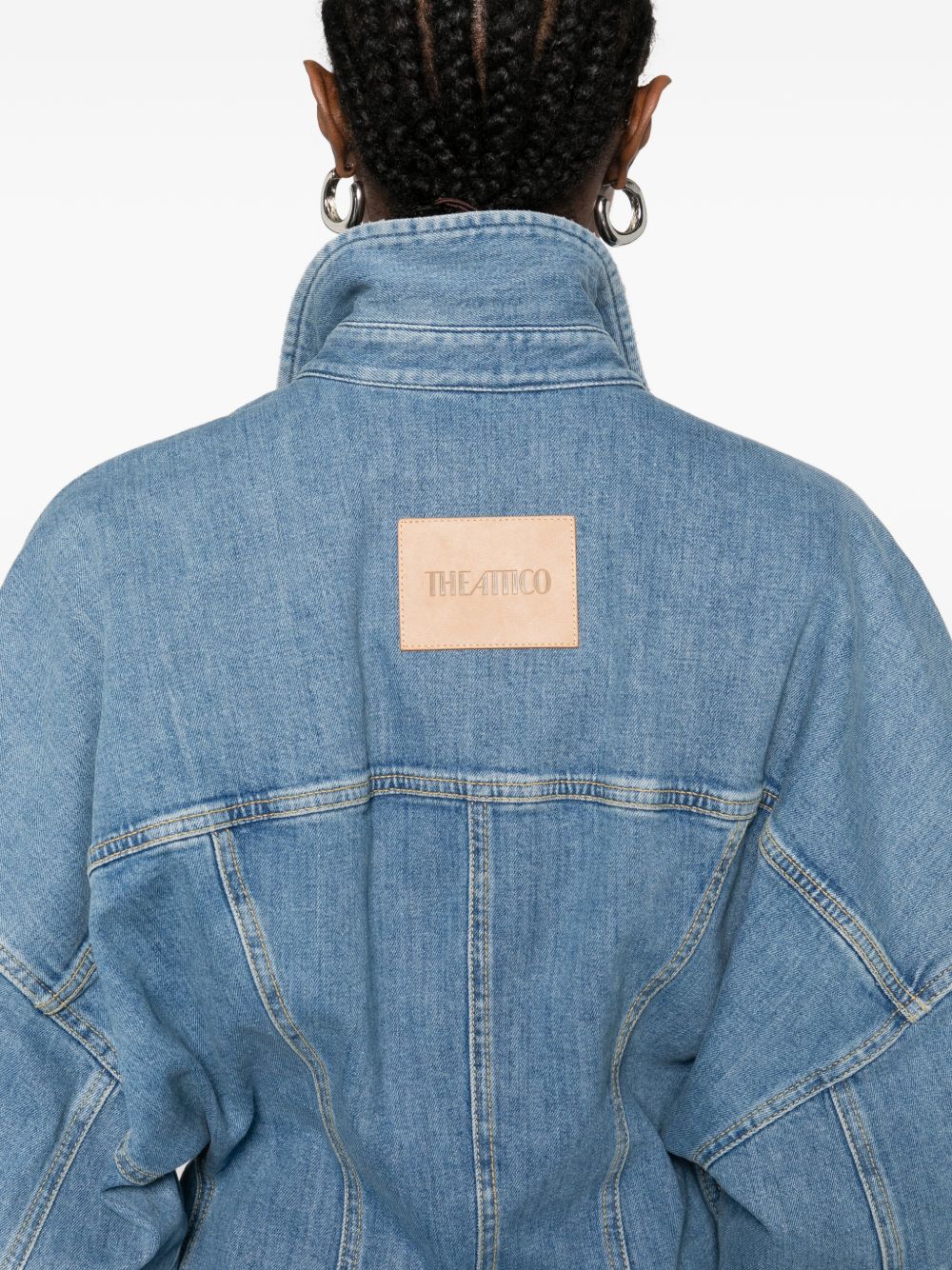 The Attico Dresses Blue 260WCA00482DDS001AA024 (THE ATTICO / ワンピース・ドレス・オールインワン ) | THE ATTICO (ジ・アティコ)(4)