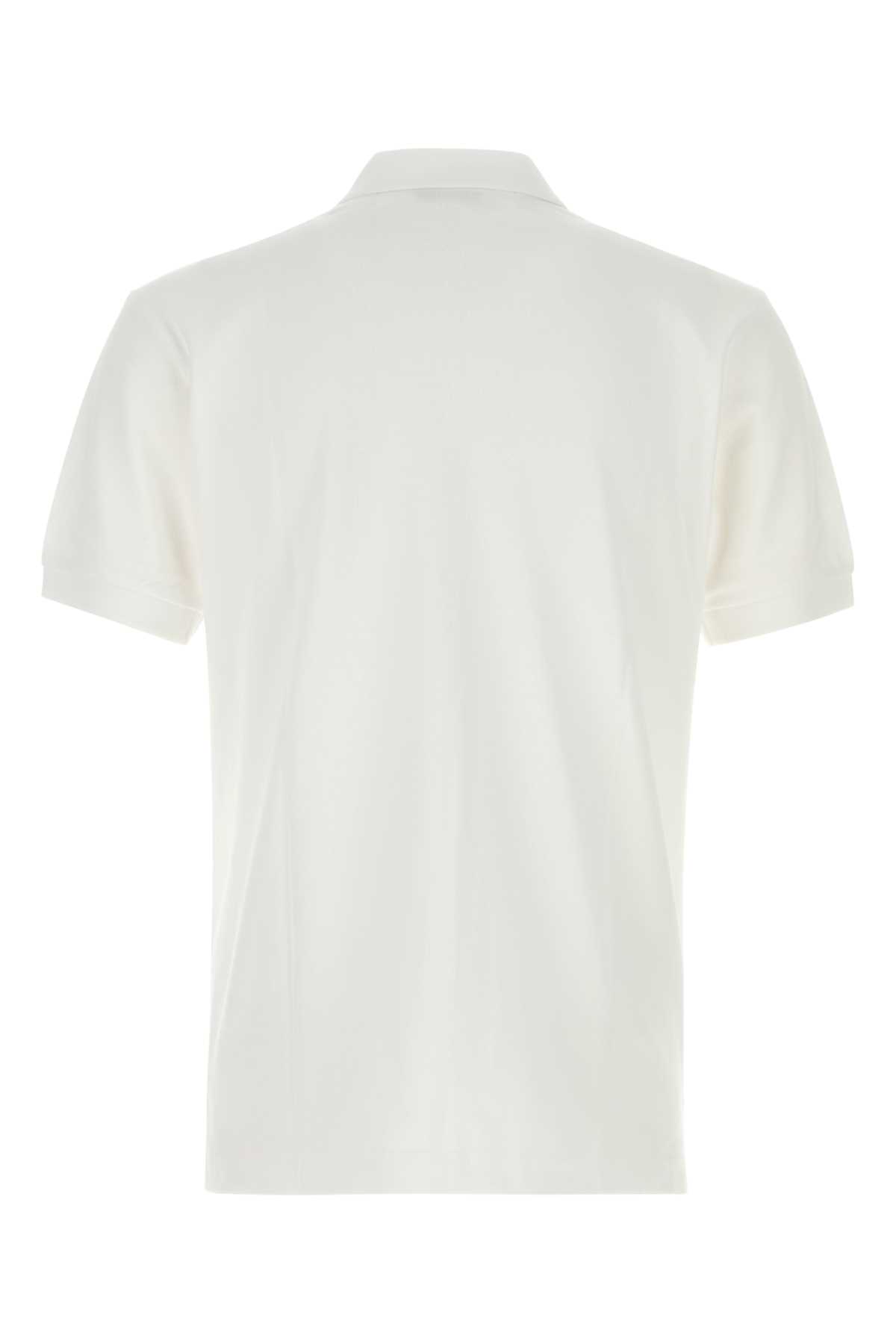 White piquet polo shirt AXT006051WHITE (PLAY Comme Des Garçons / ポロシャツ ) | PLAY Comme Des Garçons (プレイ コムデギャルソン)(1)