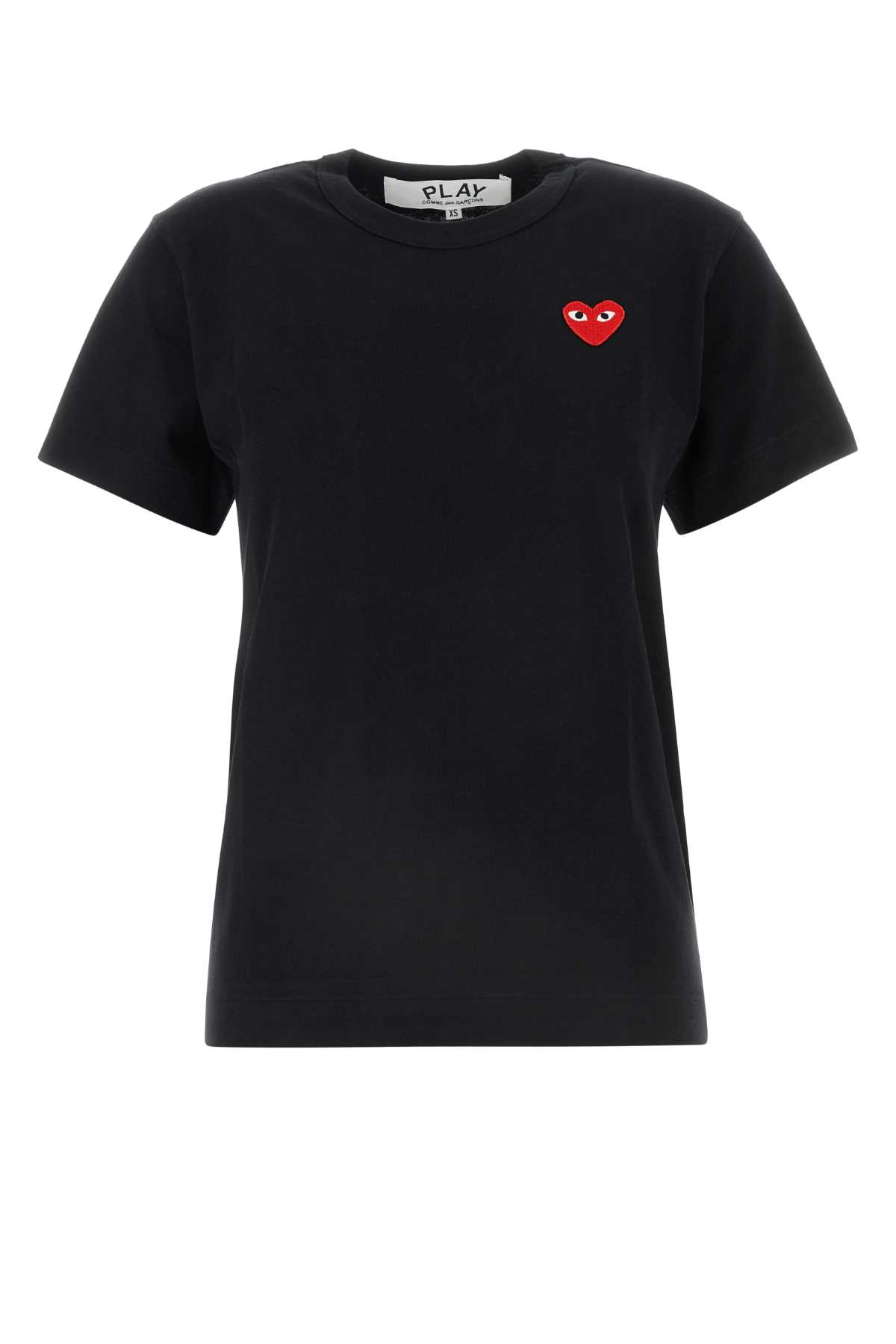 Black cotton t-shirt AXT108051BLACK (PLAY Comme Des Garçons / Tシャツ・カットソー ) | PLAY Comme Des Garçons (プレイ コムデギャルソン)