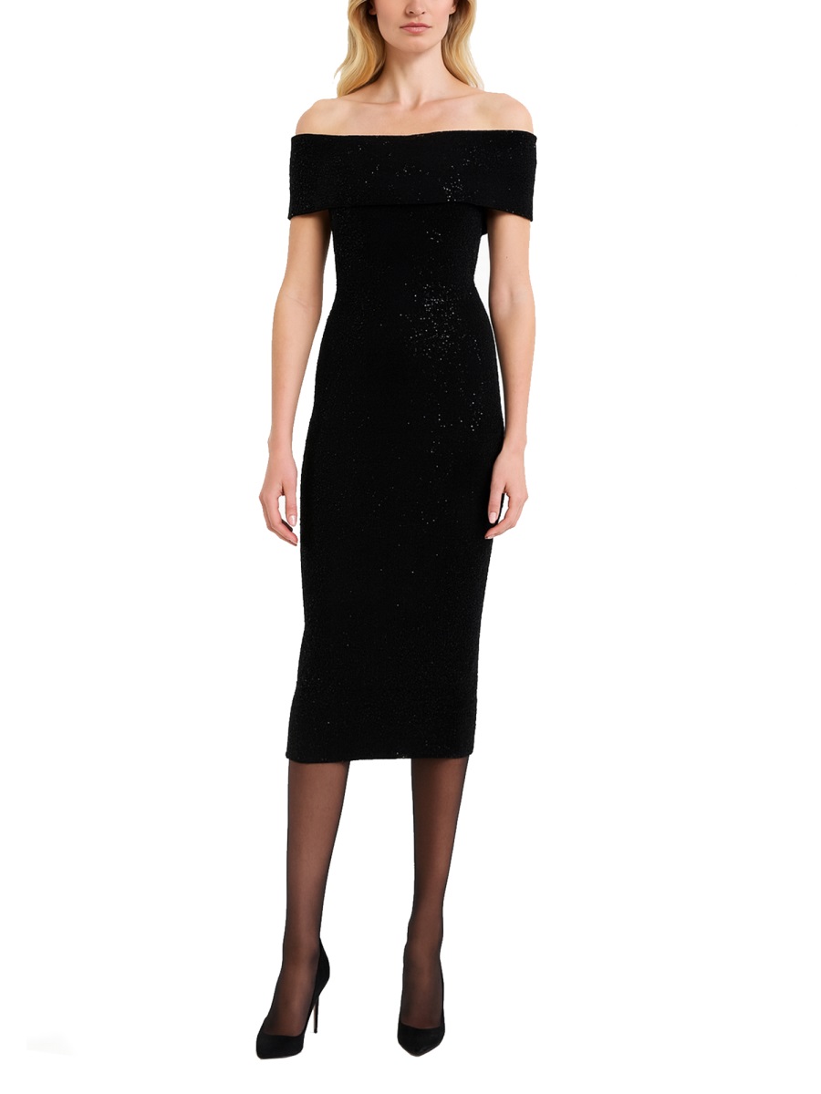 KNITTED MIDI DRESS MF5836B5ZV001BLACK (MICHAEL MICHAEL KORS / ワンピース・ドレス・オールインワン ) | MICHAEL MICHAEL KORS (マイケル・マイケル・コース)(1)