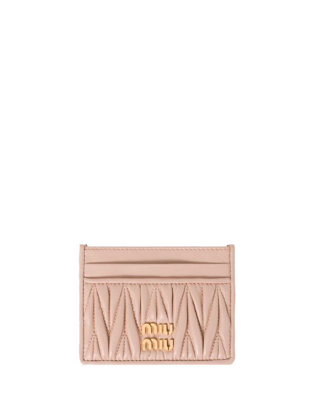 MATELASSÉ NAPPA LEATHER CARD HOLDER 5MC076AFPPF0236 (MIU MIU / 財布・カードケース ) | MIU MIU (ミュウミュウ)