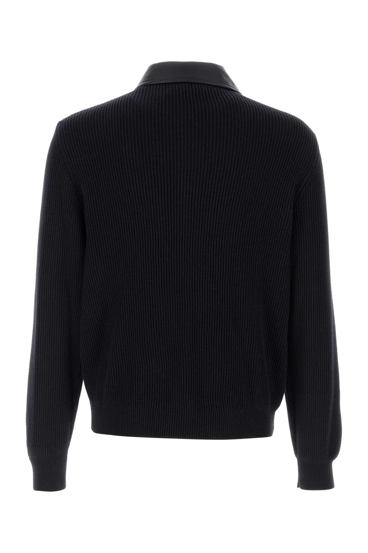 Blue leather and knit jacket MPMAH2077CLJ86 (Brunello Cucinelli / カジュアルジャケット ) | Brunello Cucinelli (ブルネロ・クチネリ)(1)