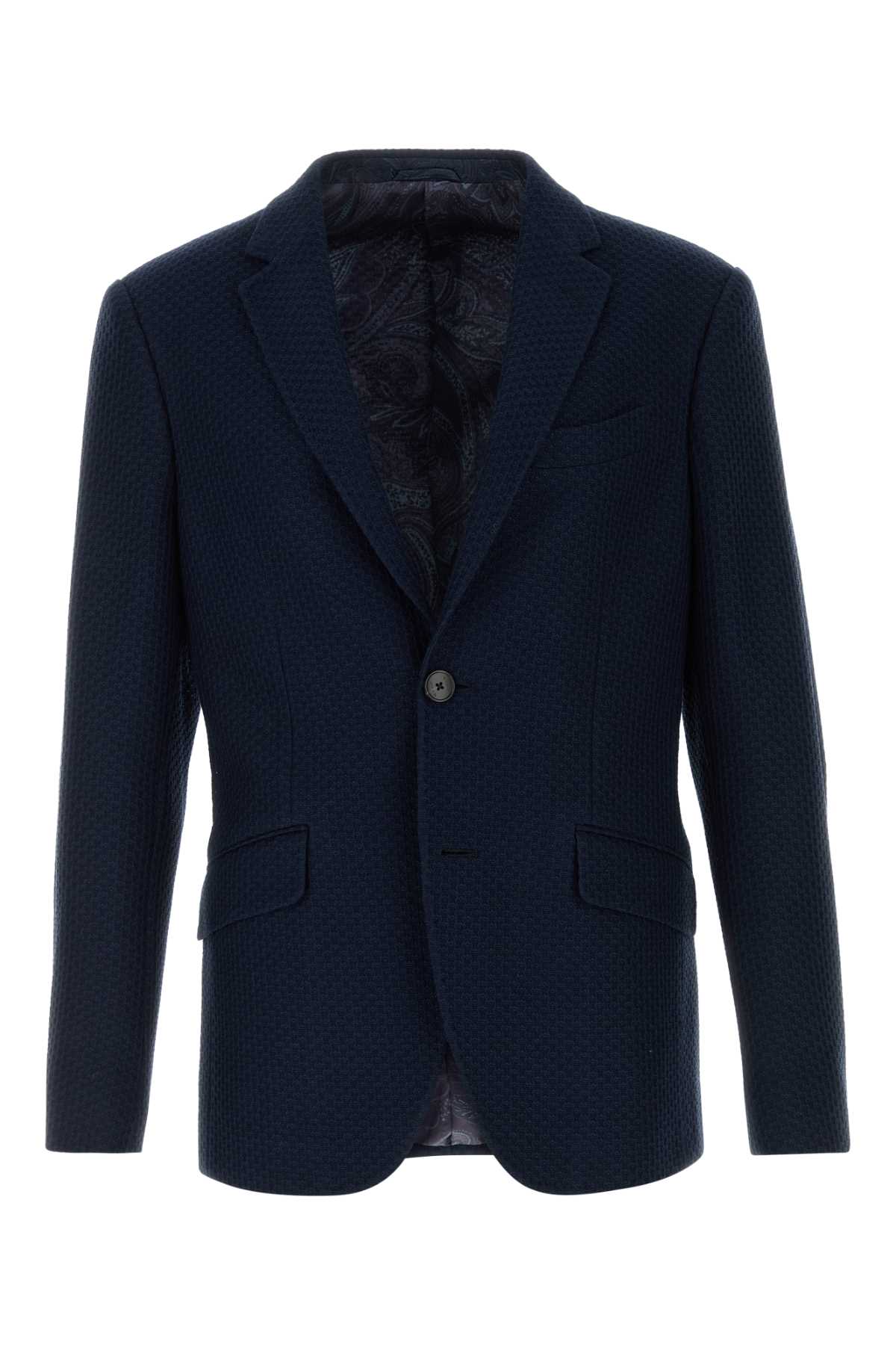Navy blue jersey jacket MRCB000199JJ502B0339 (ETRO / ブレザー・ジャケット ) | ETRO (エトロ)