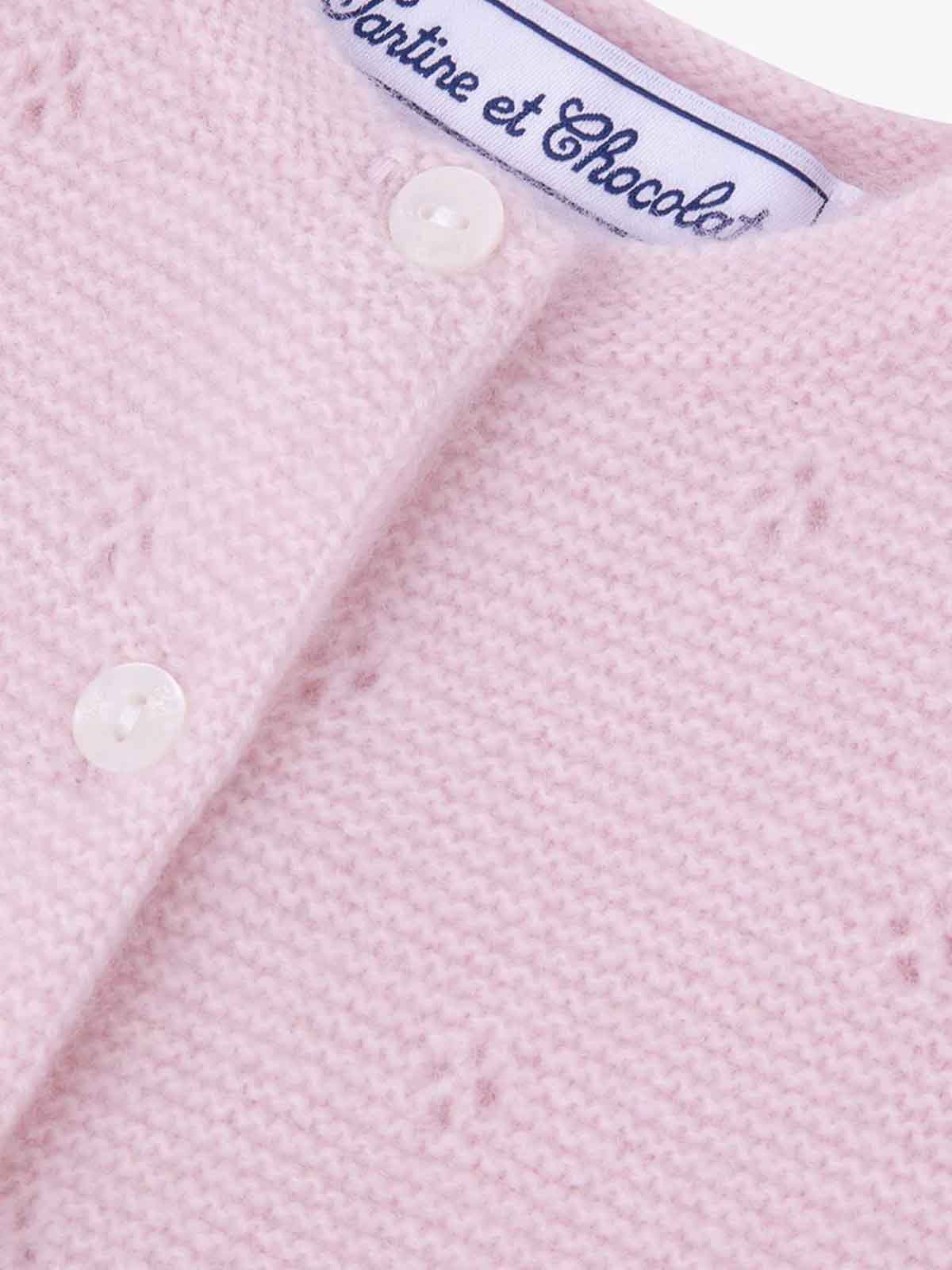 Cardigan With Embroidery CB1812131 (Tartine et Chocolat / ニット・セーター・カーディガン ) | Tartine et Chocolat (タルティーヌ エ ショコラ)(2)