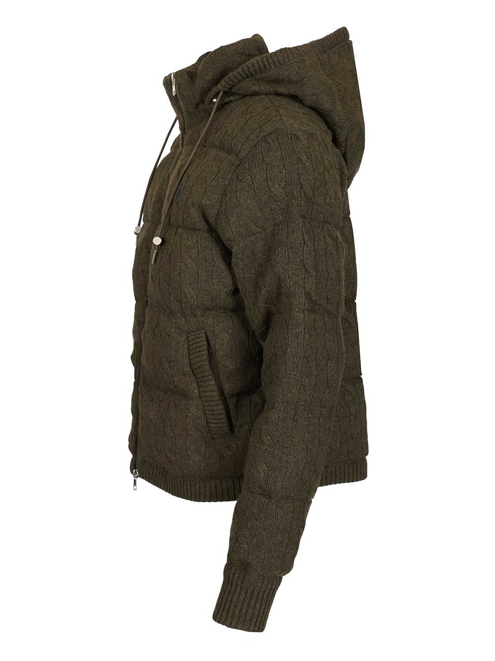 CABLE-KNIT WOOL-CASHMERE QUILTED JACKET 211A92614003 (Polo Ralph Lauren / ダウンジャケット・コート ) | Polo Ralph Lauren (ポロ ラルフ ローレン)(2)