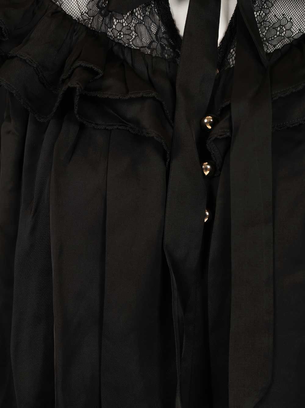 BLACK VISCOSE LACE BLOUSE RS26192TBBLACK (self-portrait / シャツ・ブラウス ) | self-portrait (セルフ・ポートレイト)(4)