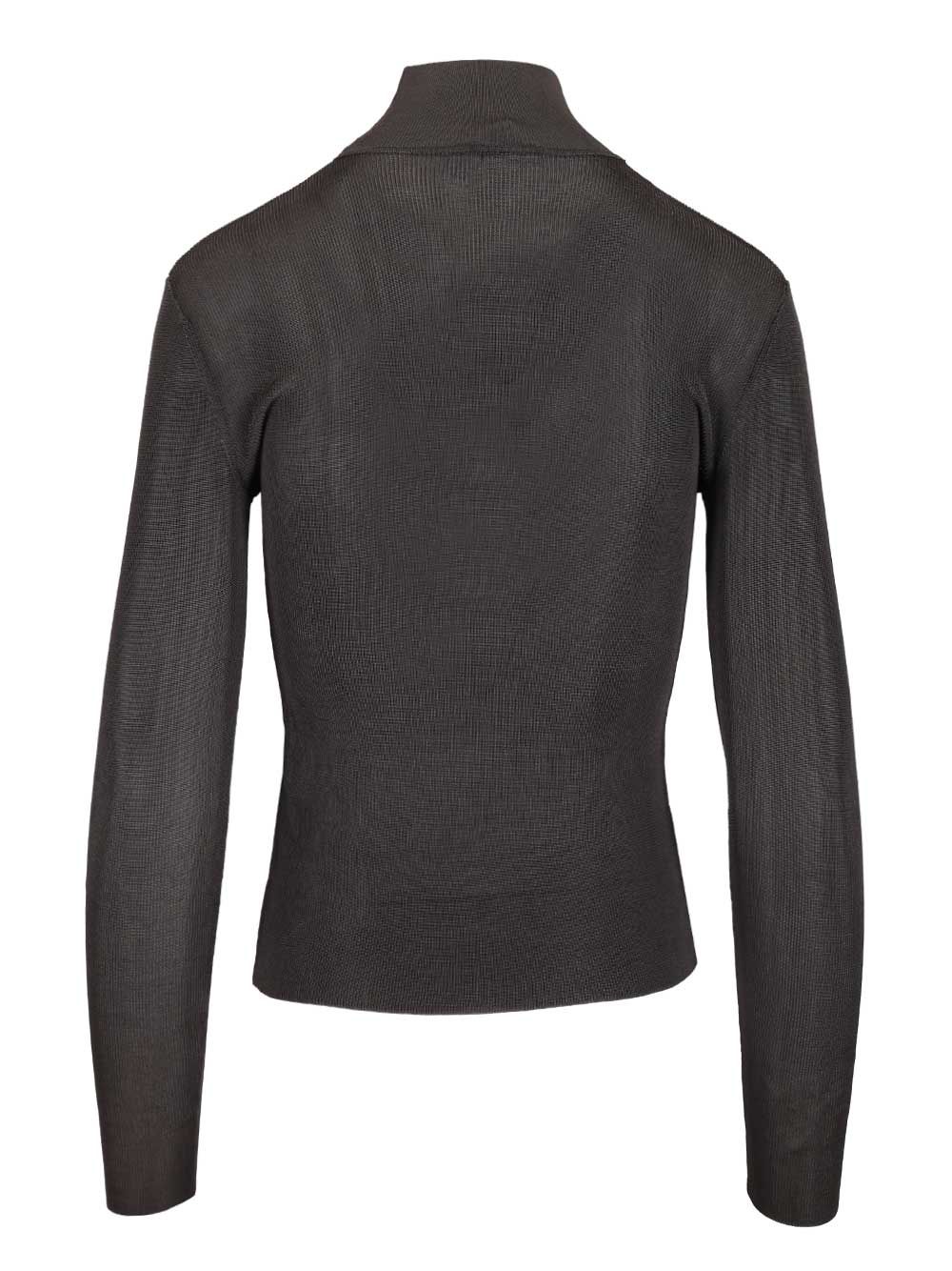 GREY VISCOSE KNIT TOP AW25132TAGRGREY (self-portrait / ニット・セーター・カーディガン ) | self-portrait (セルフ・ポートレイト)(1)