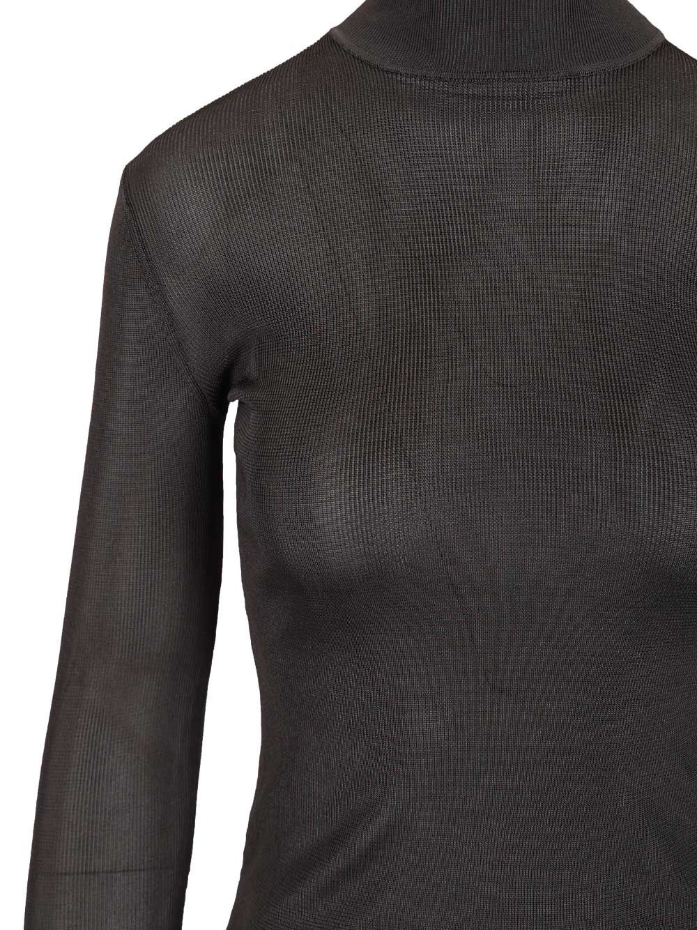 GREY VISCOSE KNIT TOP AW25132TAGRGREY (self-portrait / ニット・セーター・カーディガン ) | self-portrait (セルフ・ポートレイト)(3)