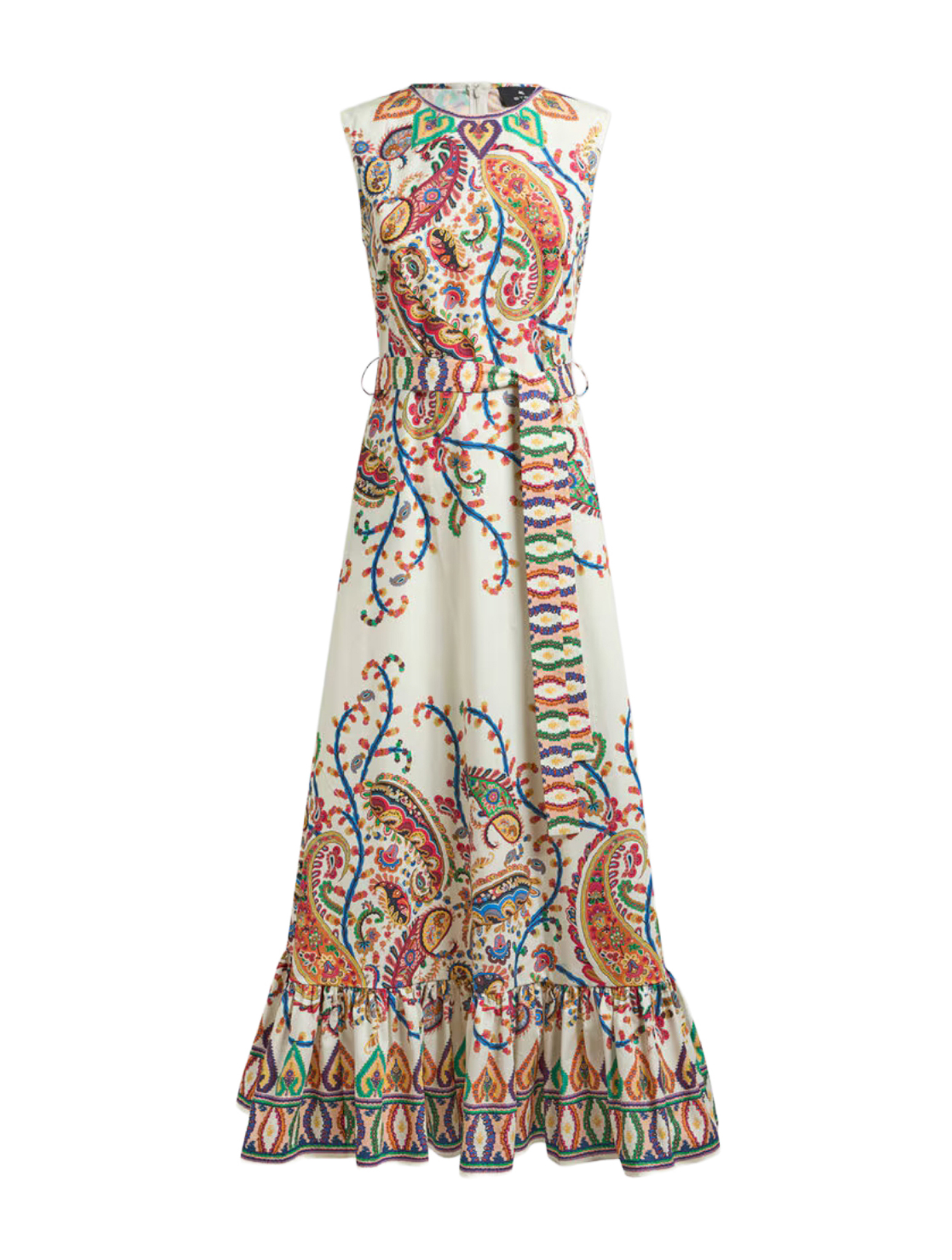 LONG COTTON DRESS WITH FLORAL PAISLEY PRINT WRHA055699SP5I3X0800X0800 (ETRO / ワンピース・ドレス・オールインワン ) | ETRO (エトロ)