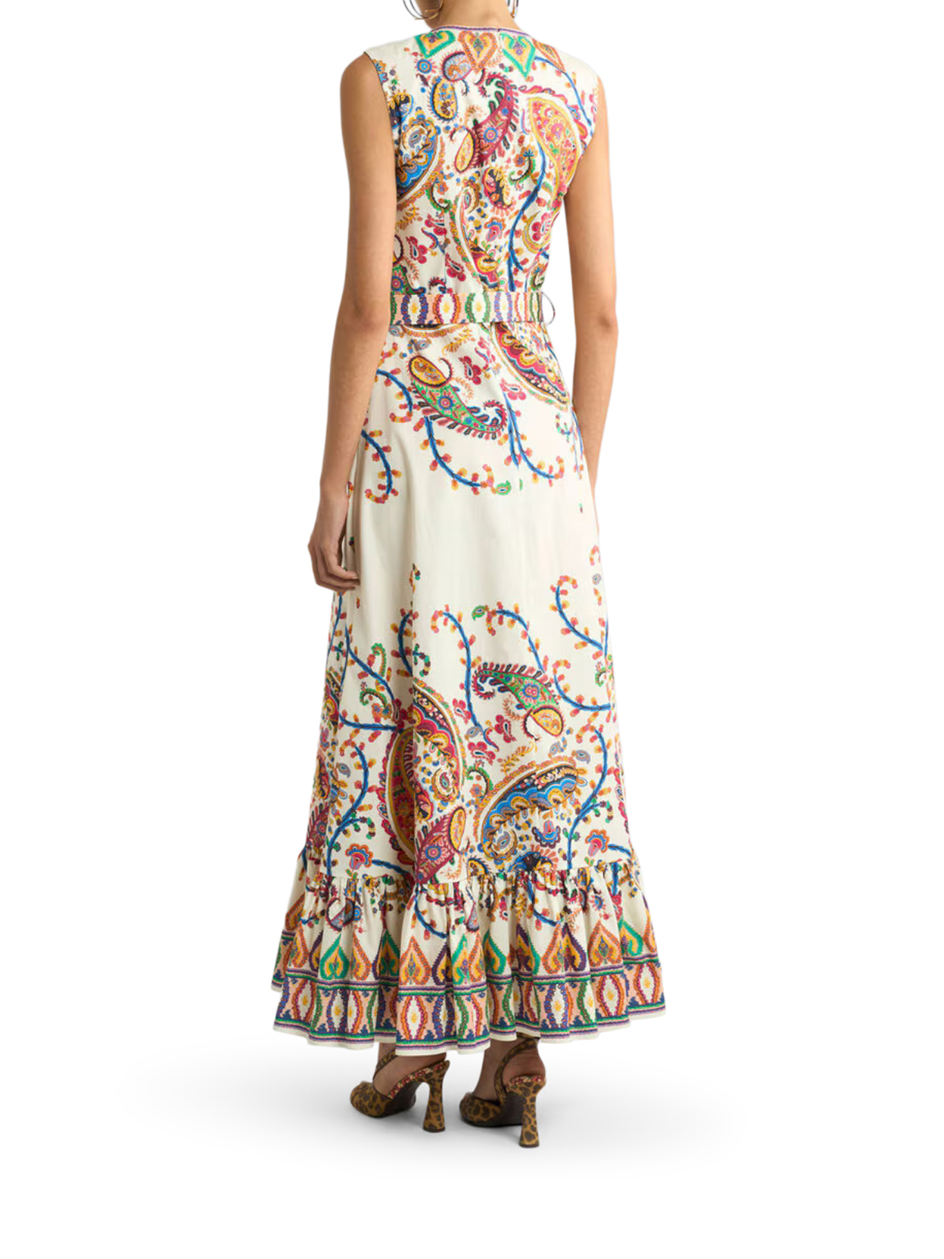 LONG COTTON DRESS WITH FLORAL PAISLEY PRINT WRHA055699SP5I3X0800X0800 (ETRO / ワンピース・ドレス・オールインワン ) | ETRO (エトロ)(2)