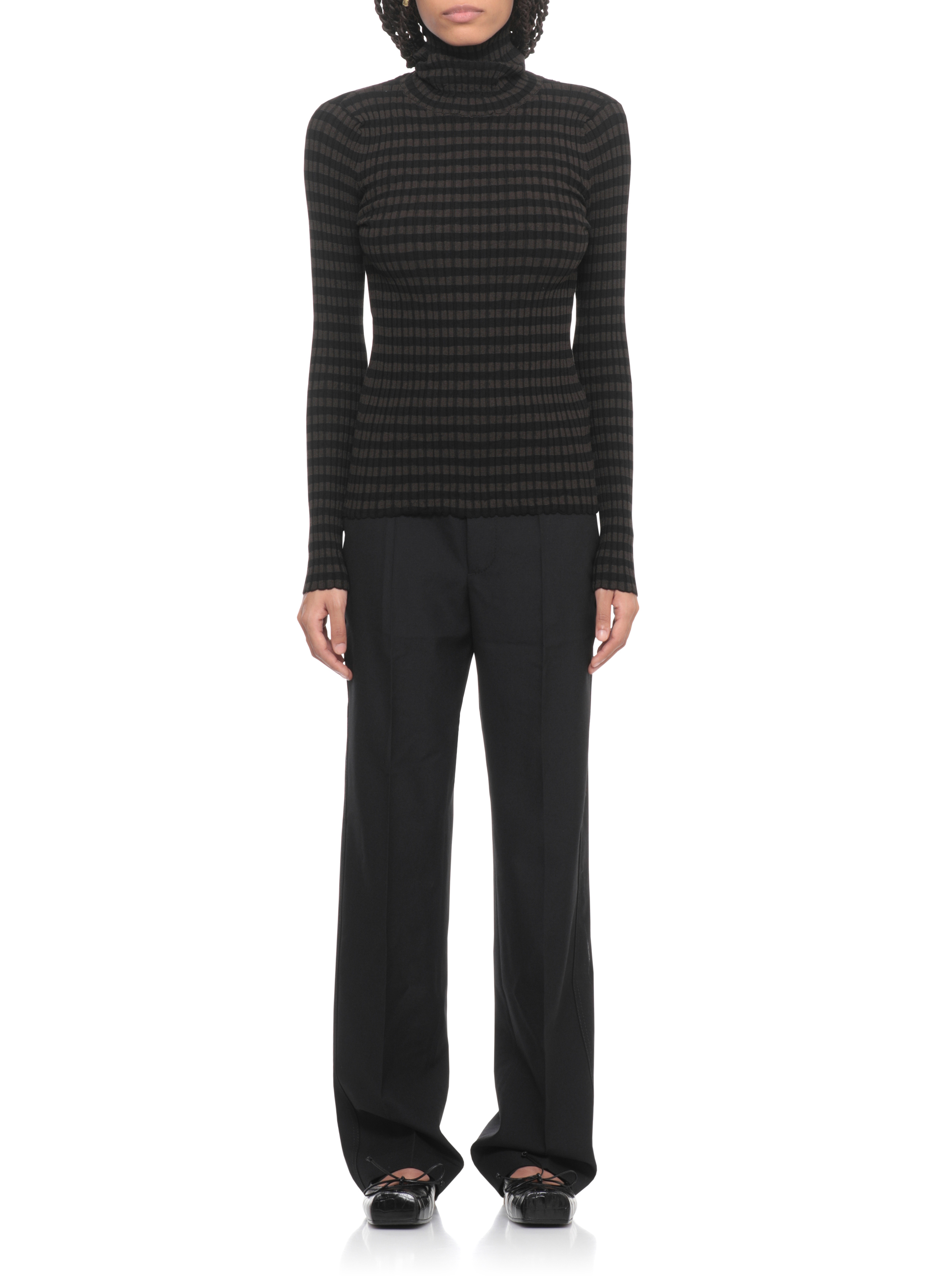 MM6 Maison Margiela Trousers Black S62KB0244M35653900 (MM6 Maison Margiela / パンツ ) | MM6 Maison Margiela (エムエムシックス)(4)