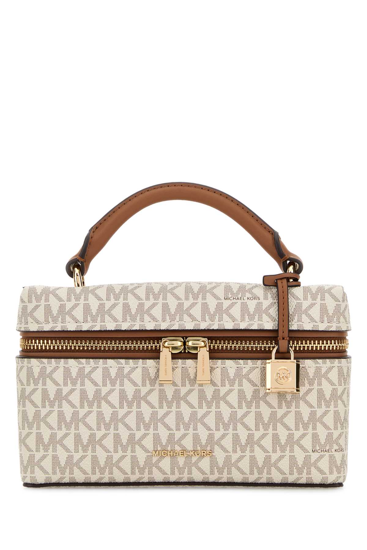 Printed canvas Jana handbag 32F5GQ1C0BVANILLAACRN (MICHAEL MICHAEL KORS / ハンドバッグ・ショルダーバッグ ) | MICHAEL MICHAEL KORS (マイケル・マイケル・コース)