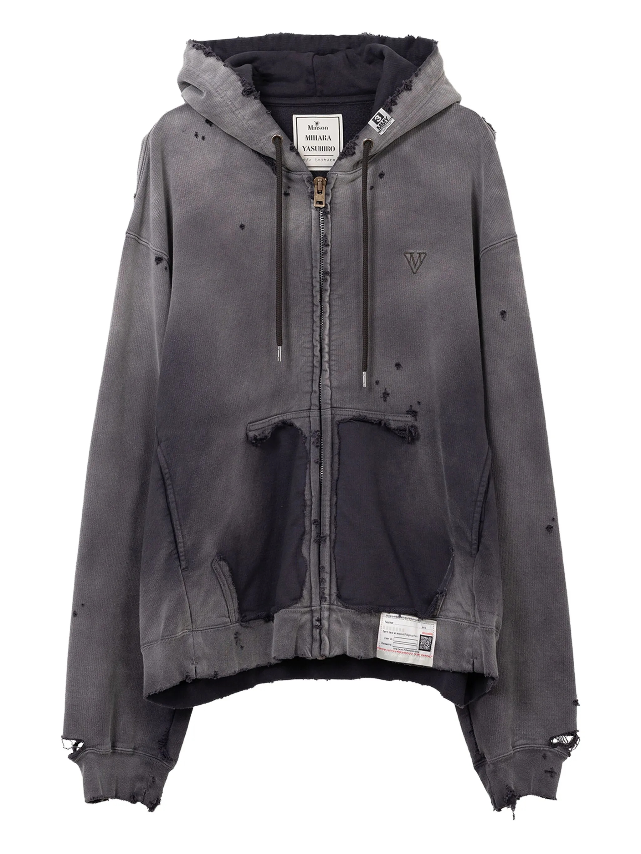 MIHARA YASUHIRO Sweaters A15PK551BLACK (Maison Mihara Yasuhiro / スウェット・フーディー ) | Maison Mihara Yasuhiro (メゾン ミハラ ヤスヒロ)