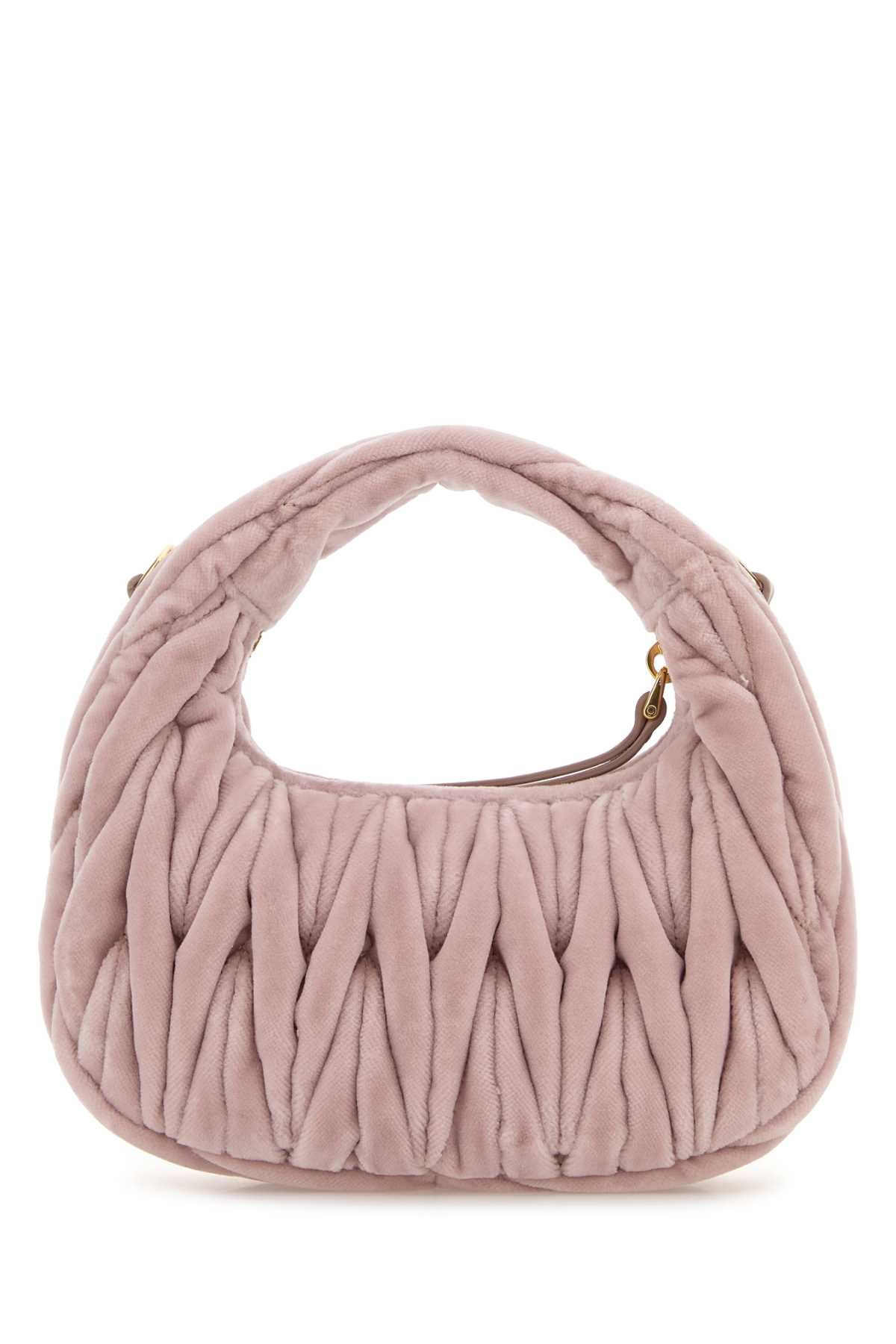 Pink velvet mini Wander handbag 5BP078VOON2EOMF0E18 (MIU MIU / ハンドバッグ・ショルダーバッグ ) | MIU MIU (ミュウミュウ)(2)