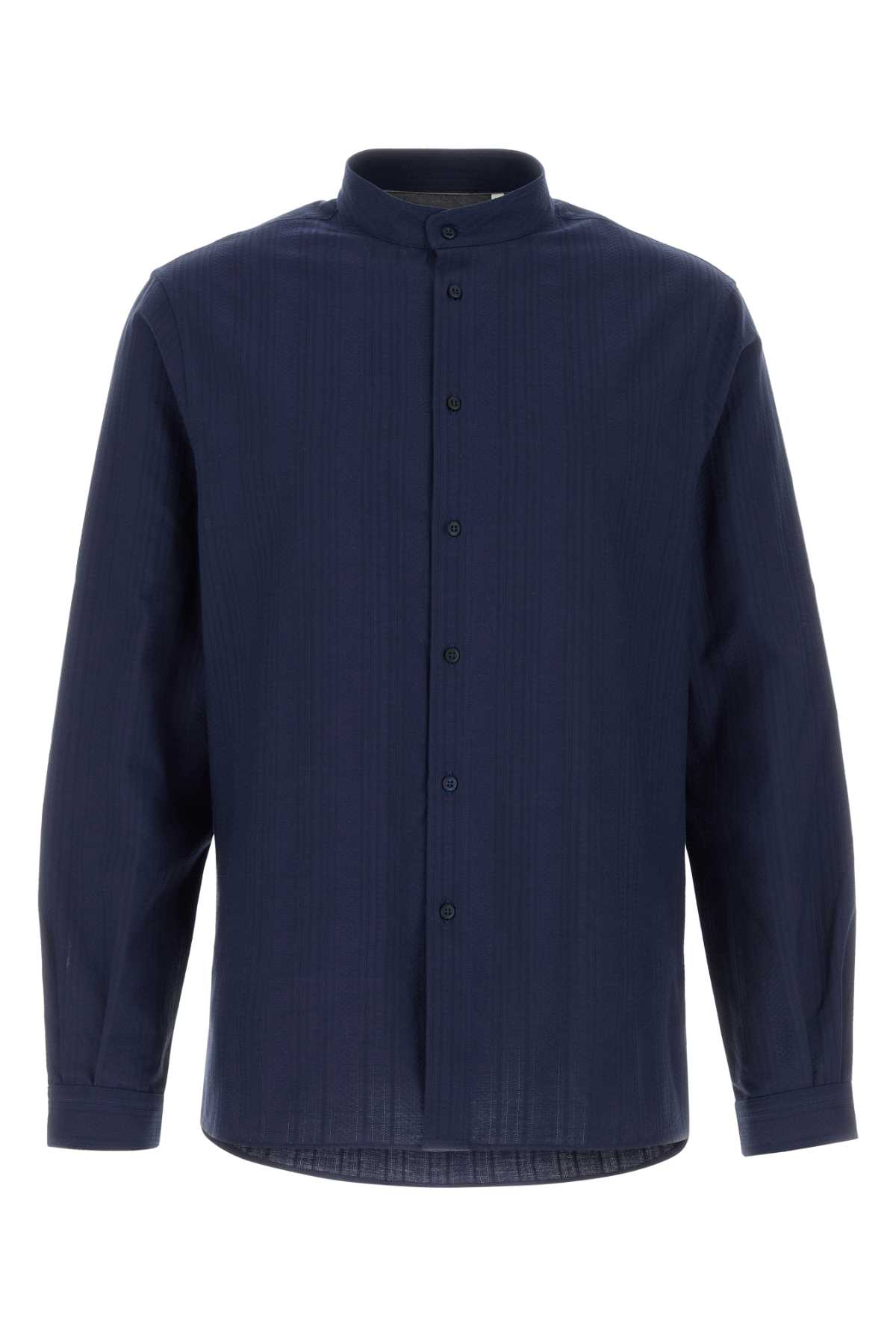 Navy blue cotton shirt MA6760625C2190 (Brunello Cucinelli / シャツ・ブラウス ) | Brunello Cucinelli (ブルネロ・クチネリ)