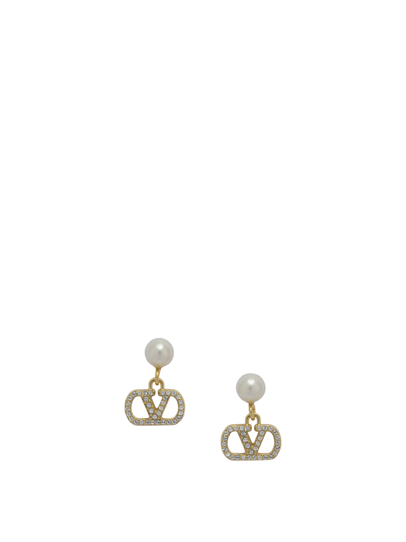 "V Logo Signature Pearl" earrings 8W2J0X81HJYCNP (Valentino Garavani / ピアス・イヤリング ) | Valentino Garavani (ヴァレンティノ)