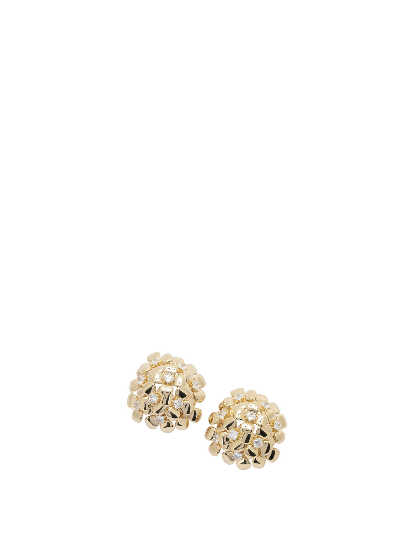 Earrings with golden flowers RS26615EGDGOLD (self-portrait / ピアス・イヤリング ) | self-portrait (セルフ・ポートレイト)