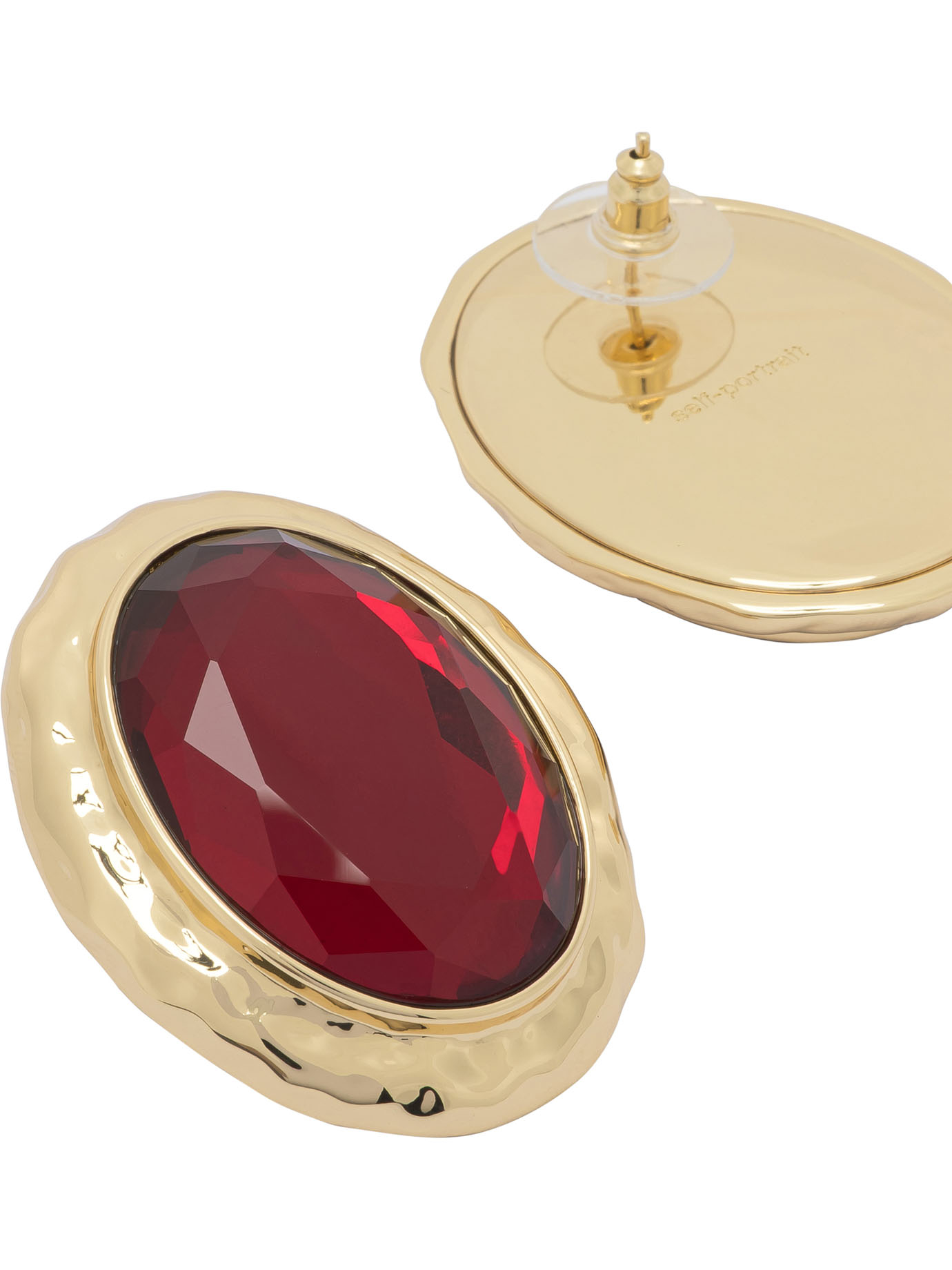 "Hammered" earrings RS26600ERRED (self-portrait / ピアス・イヤリング ) | self-portrait (セルフ・ポートレイト)(1)