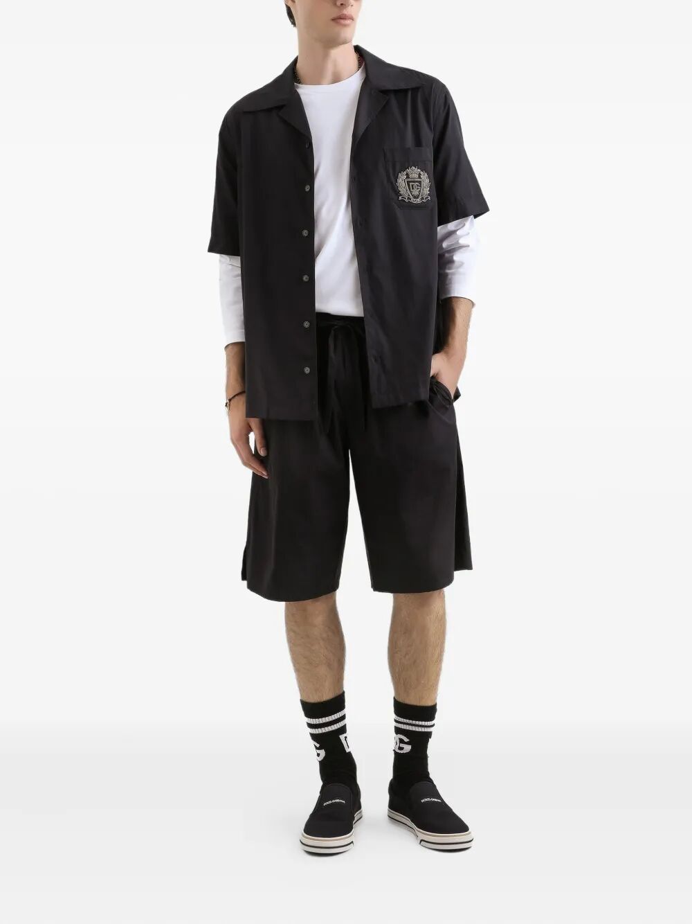 HAWAII SHORT-SLEEVED COTTON SHIRT G5JH9ZGK278N0000 (Dolce & Gabbana / シャツ・ブラウス ) | Dolce & Gabbana (ドルチェガッバーナ)(1)