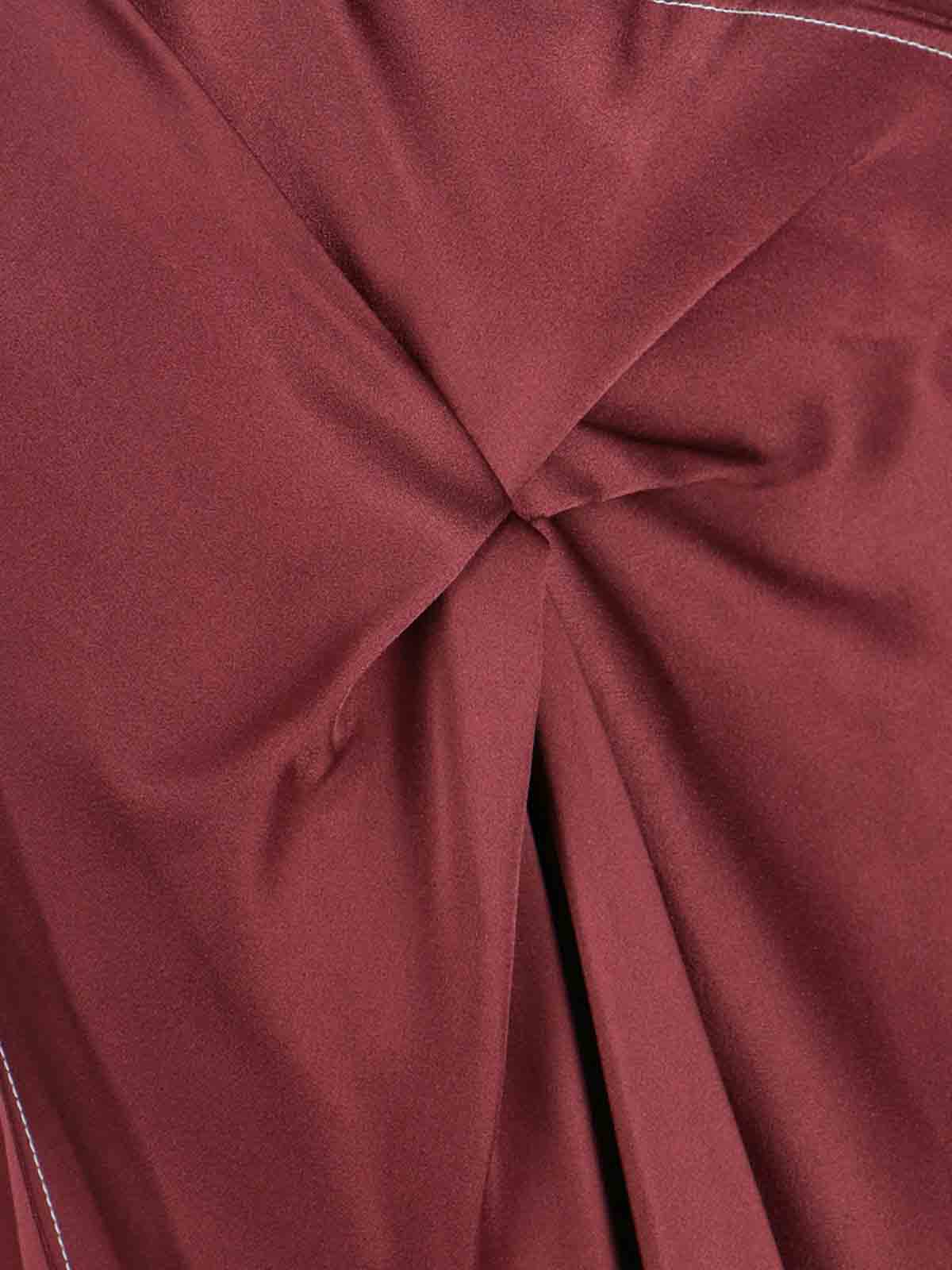 Midi dress 1226WDR006029ACINNABARRED (VICTORIA BECKHAM / ワンピース・ドレス・オールインワン ) | VICTORIA BECKHAM (ヴィクトリア ベッカム)(2)