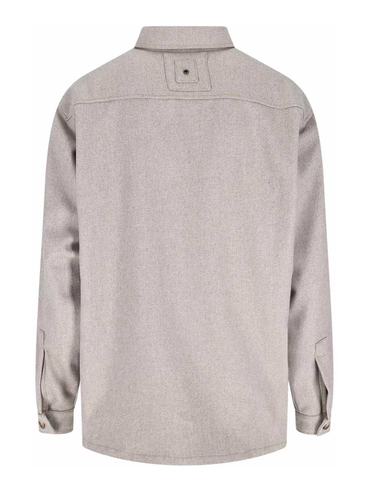 Wool Blend Shirt 25WSU203020 (WHITE SAND / シャツ・ブラウス ) | WHITE SAND (ホワイトサンド)(1)