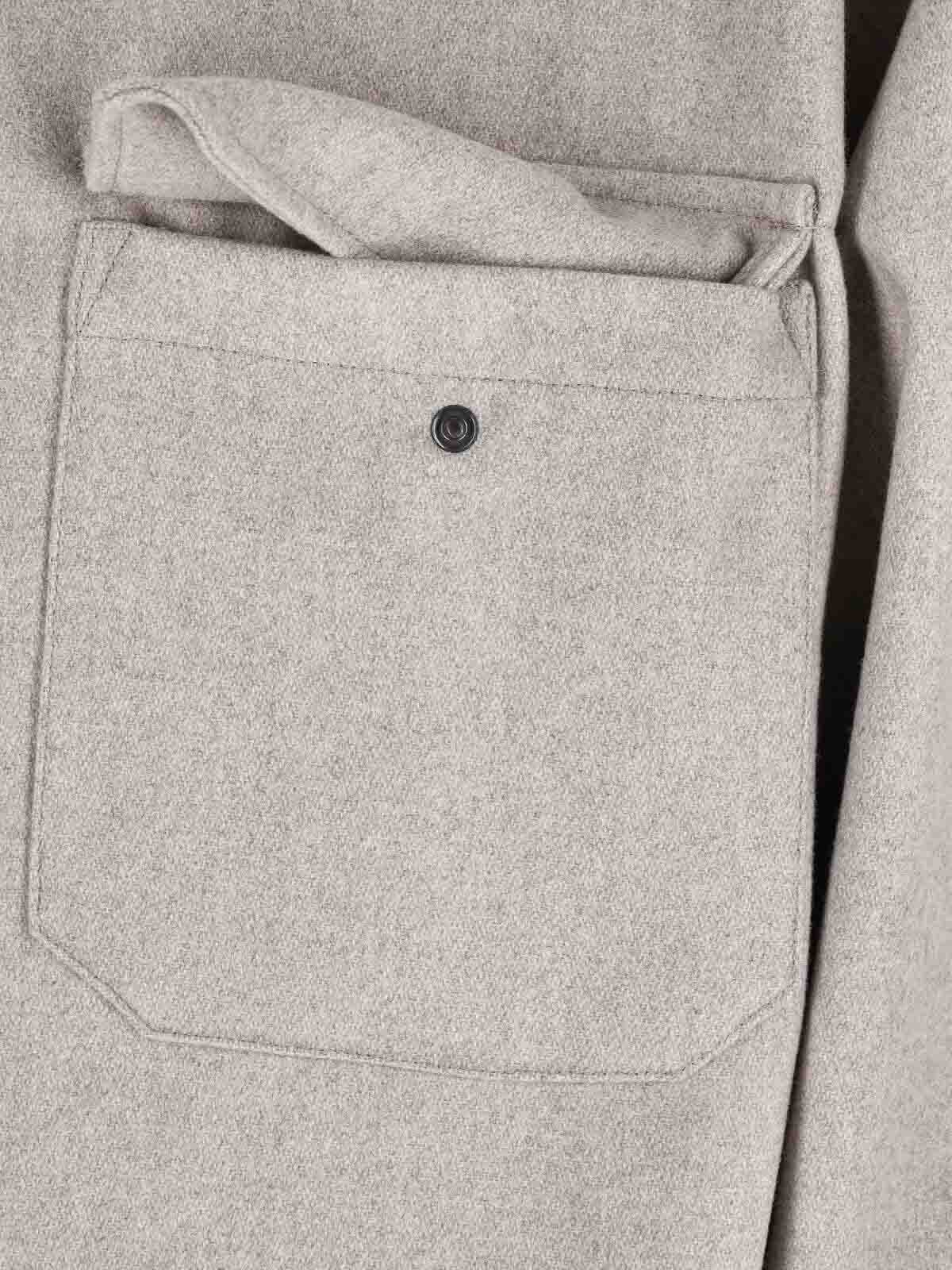 Wool Blend Shirt 25WSU203020 (WHITE SAND / シャツ・ブラウス ) | WHITE SAND (ホワイトサンド)(3)