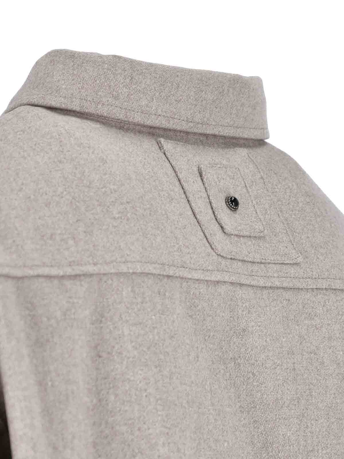 Wool Blend Shirt 25WSU203020 (WHITE SAND / シャツ・ブラウス ) | WHITE SAND (ホワイトサンド)(4)