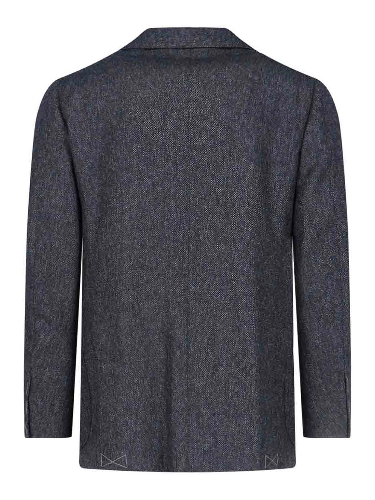 Single-breasted blazer in virgin wool GUX352A25WA17G31 (Cesare Attolini / ブレザー・ジャケット ) | Cesare Attolini (チェザーレ アットリーニ)(1)