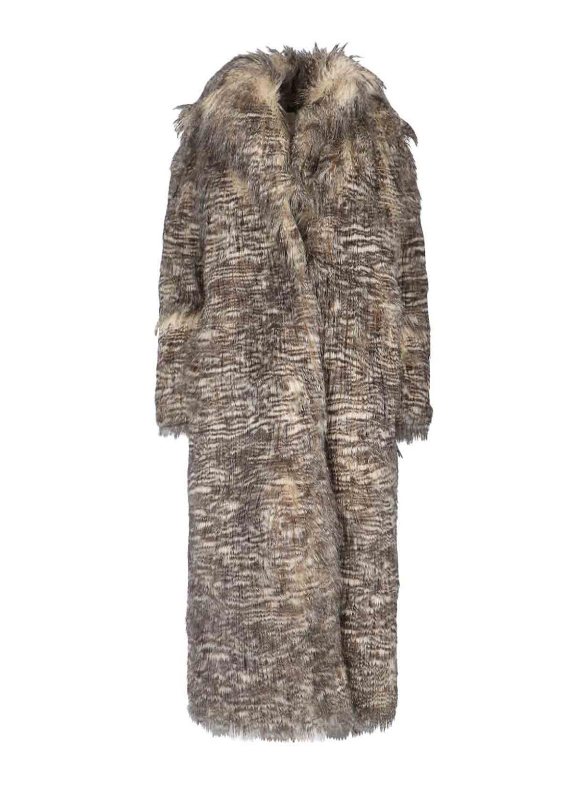 Single-breasted faux fur coat ESWW251050NA (entire studios / レザー&ファージャケット・コート ) | entire studios (エンタイア スタジオ)