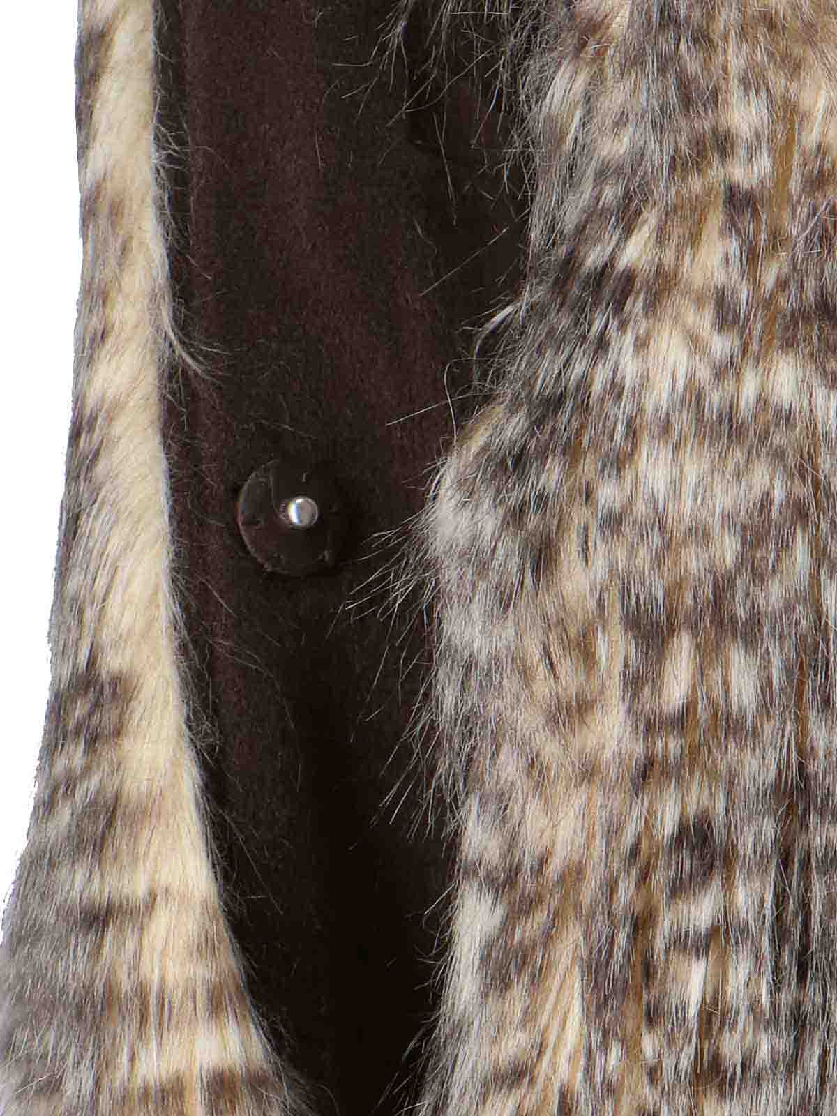 Single-breasted faux fur coat ESWW251050NA (entire studios / レザー&ファージャケット・コート ) | entire studios (エンタイア スタジオ)(2)