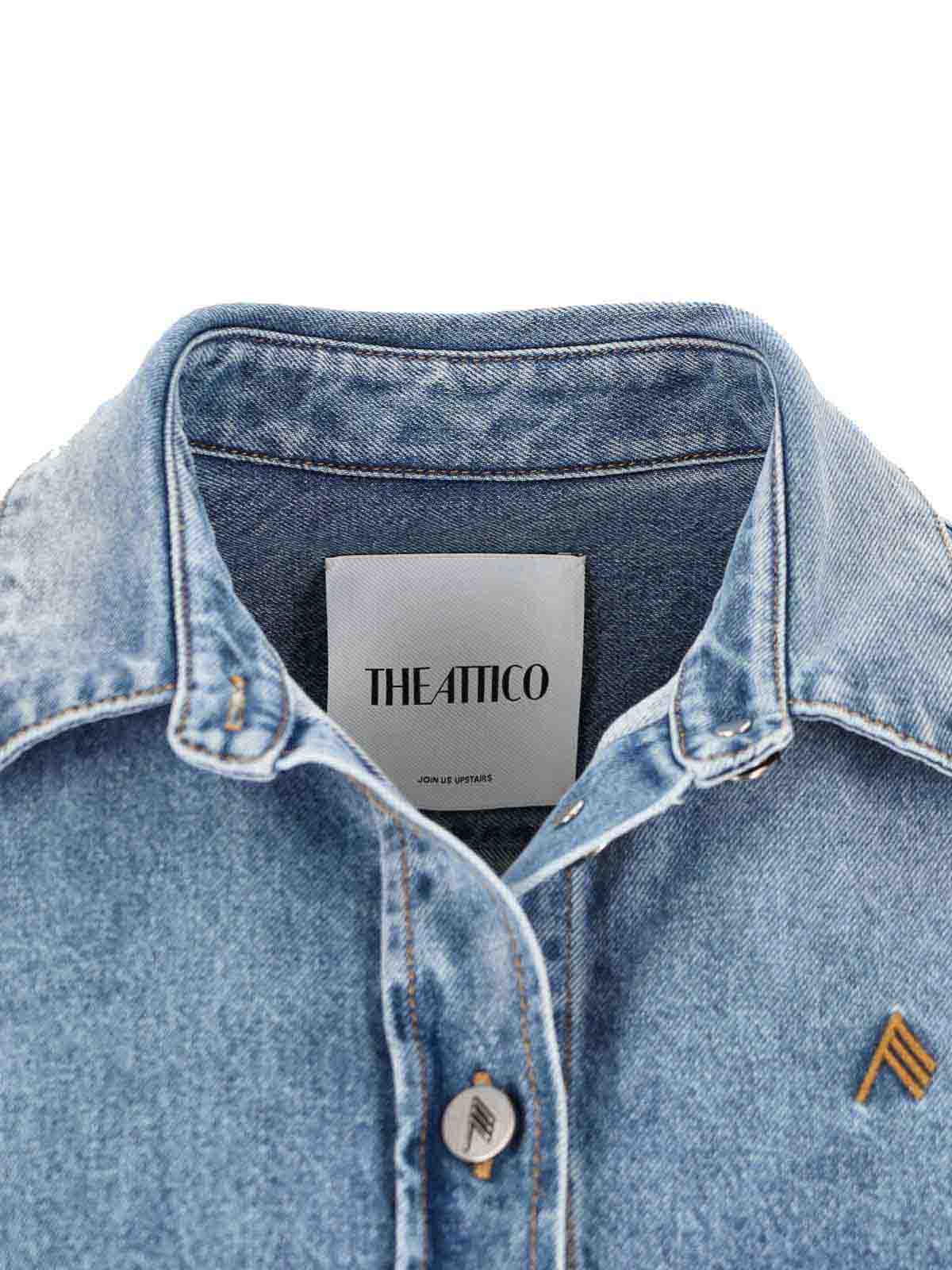 Denim shirt 260WCB00068DDD116AA024 (THE ATTICO / シャツ・ブラウス ) | THE ATTICO (ジ・アティコ)(4)
