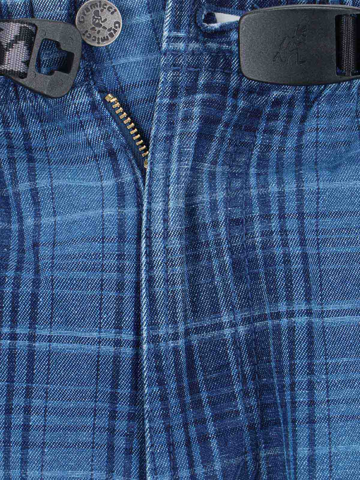 Straight trousers G5FMP076INDIGOCHECKEREDPLAID (GRAMICCI / パンツ ) | GRAMICCI (グラミチ)(4)